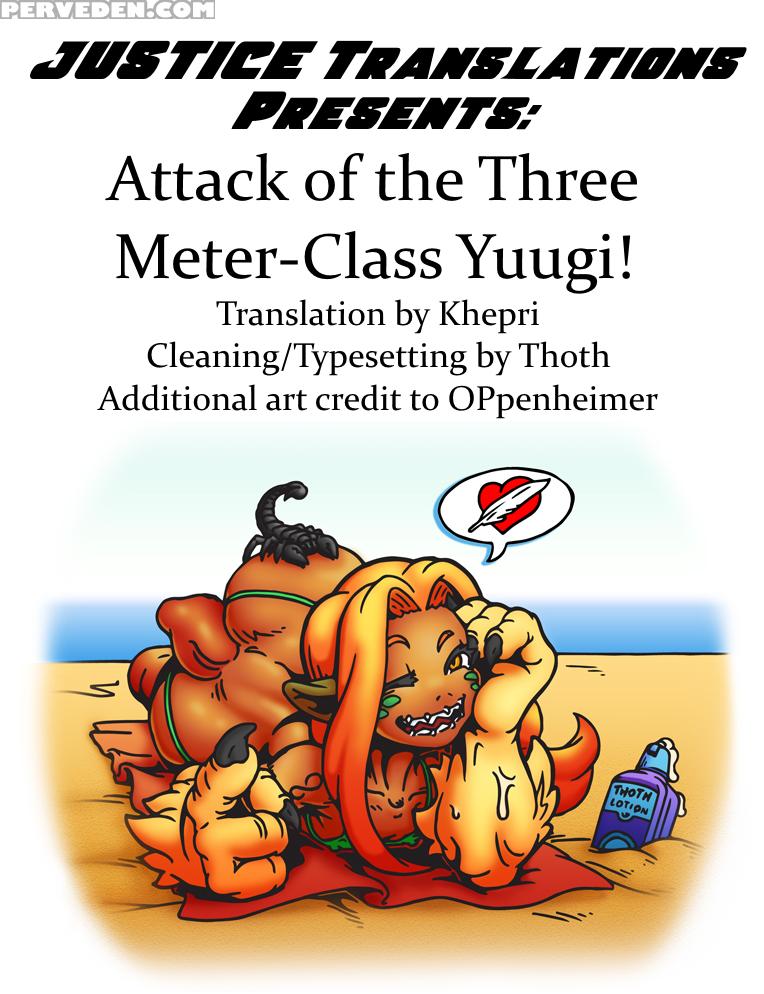 (reitaisai 11) [nanakorobi Yaoki (kinntarou)] 3m-kyuu No Yuugi Nee-san Ga Osotte Kitazo! | Attack Of The 3m-class Yuugi! (touhou Project) [english] {justice} Chapter 1000 Page 27