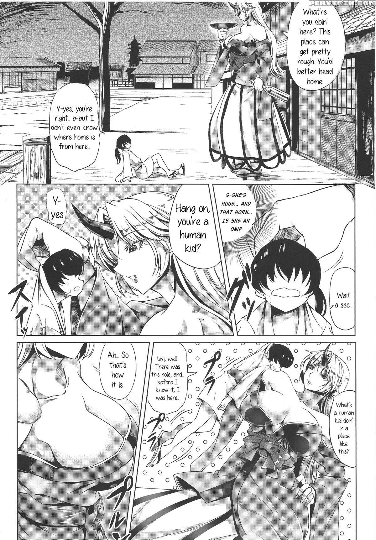 (reitaisai 11) [nanakorobi Yaoki (kinntarou)] 3m-kyuu No Yuugi Nee-san Ga Osotte Kitazo! | Attack Of The 3m-class Yuugi! (touhou Project) [english] {justice} Chapter 1000 Page 5