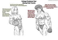 [allesey] Boxing Girls Katie Vs. Liz Rounds 1-4 (e...