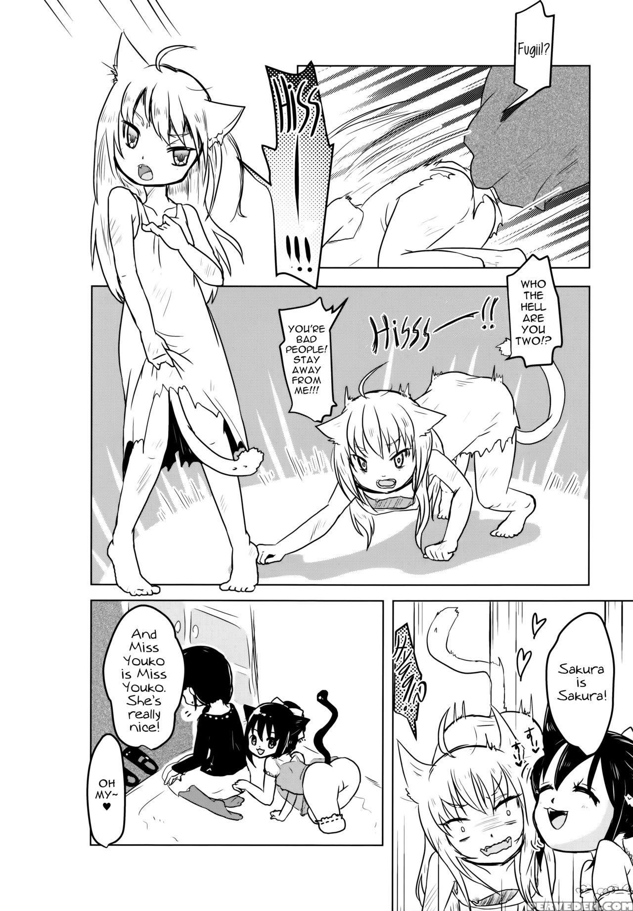(abnormal Comic Day! 2) [dennou Chocolate (awa)] Nekokan! Meshimase | Canned Catfood! Please Try It [english] [atf] 1