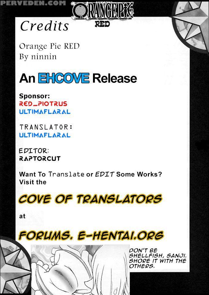 (c62) [kenix (ninnin)] Orange Pie Red (one Piece) [english] [ehcove] 1