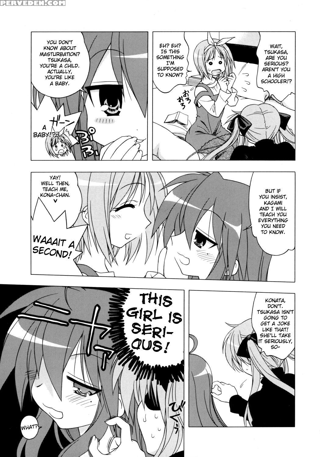 (c73) [geiwamiwosukuu!! (karura Syou, Tachi Tsubaki)] Choco-cornet Mou Ikko. (lucky Star) [english] [stolentranslations] 1