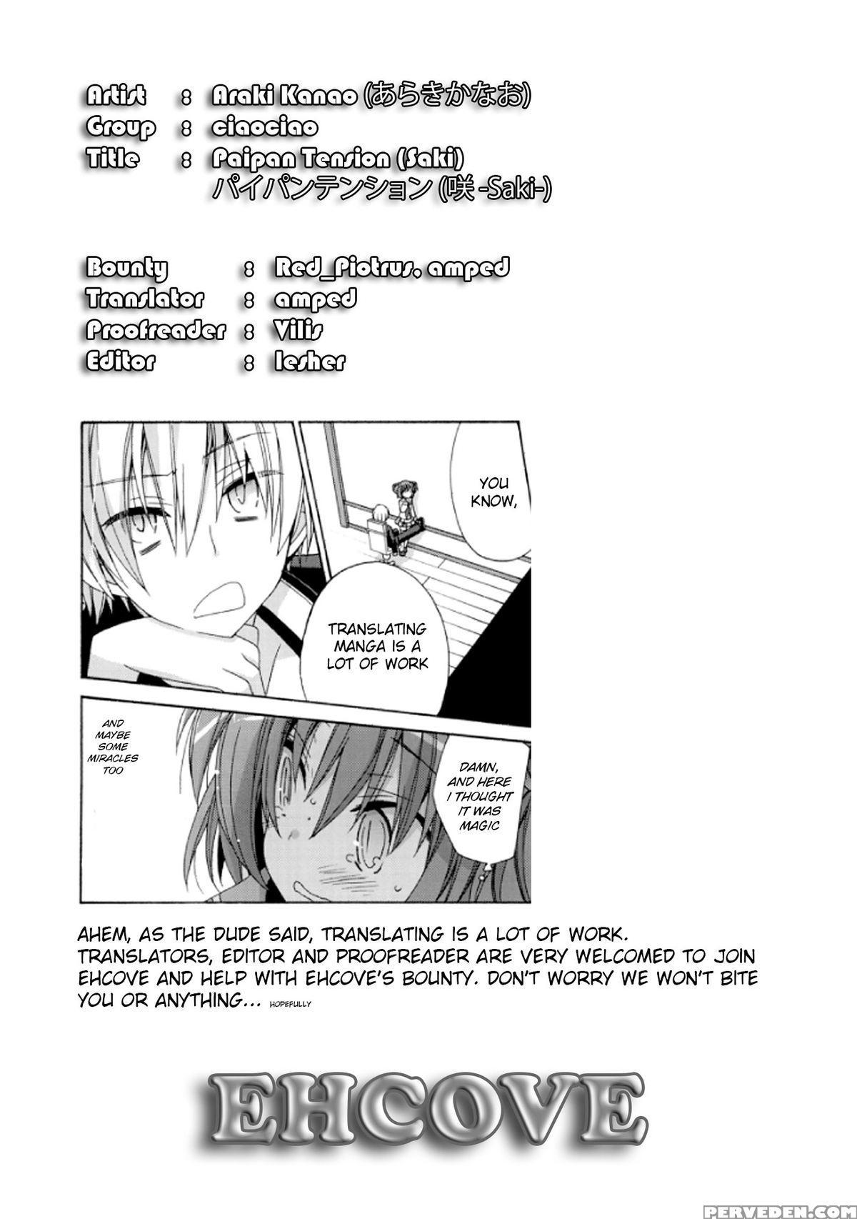 (c76) [ciaociao (araki Kanao)] Paipan Tension (saki) [english] [ehcove] 1