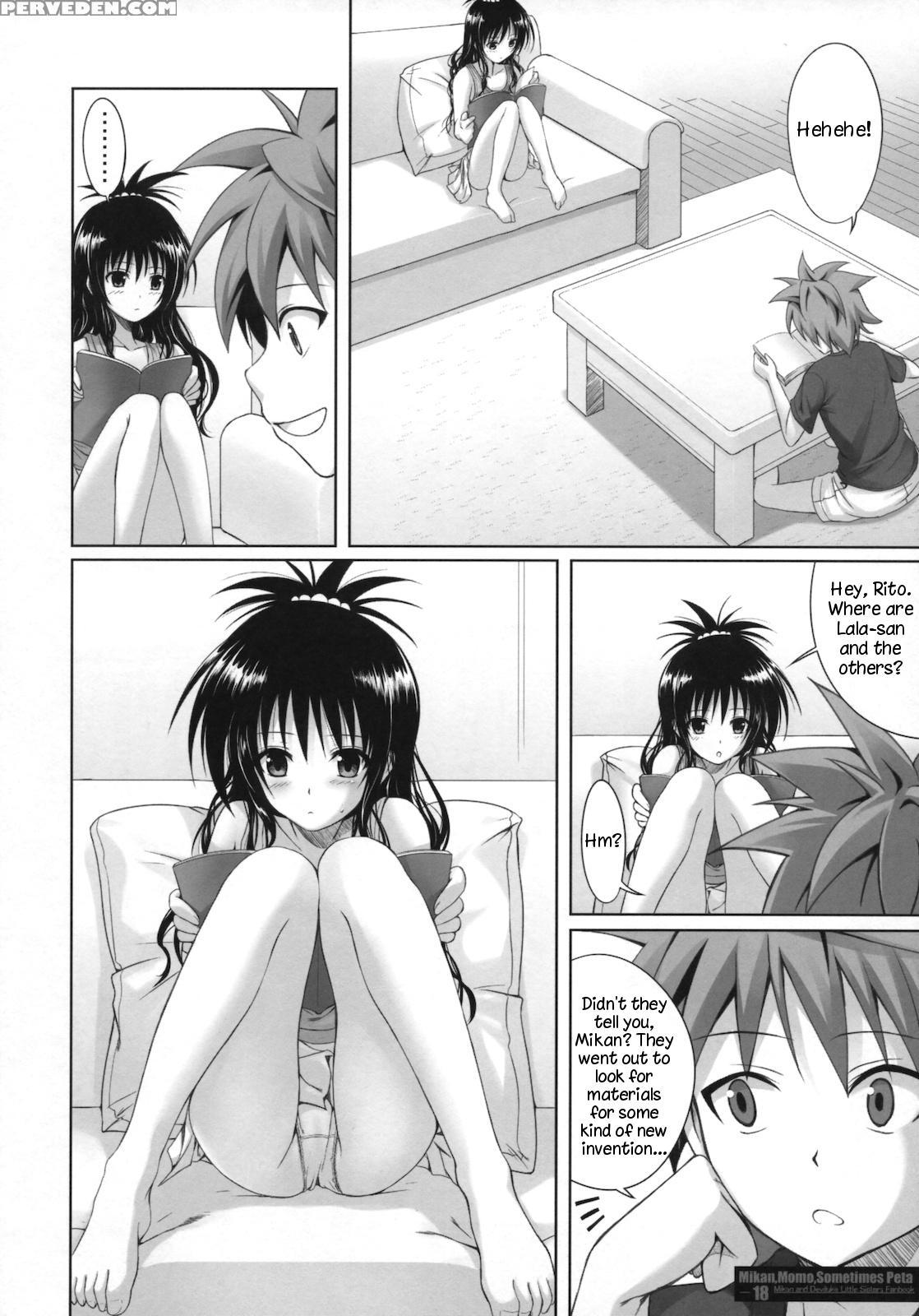 (c79) [40010 1-go (40010prototype)] Mikan, Momo, Sometimes Peta (to Love-ru) [english] 1