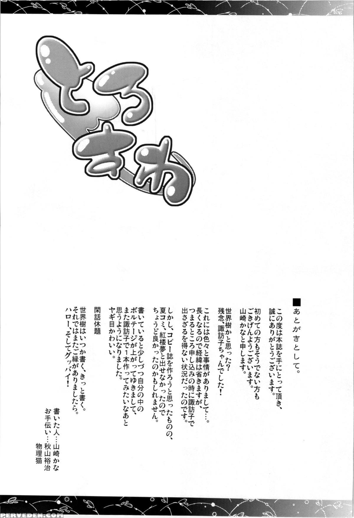 (c81) [igou (yamazaki Kana)] Torosuwa (touhou Project) [english] [rqwrqw] 1