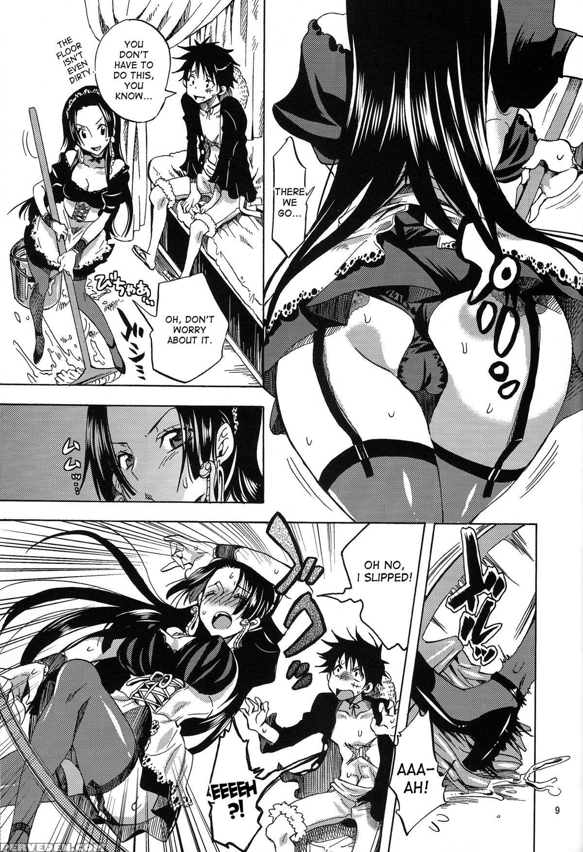 (c82) [kurione-sha (yu-ri)] Gohoushi Jotei (one Piece) [english] {doujin-moe.us} Chapter 1 Page 8