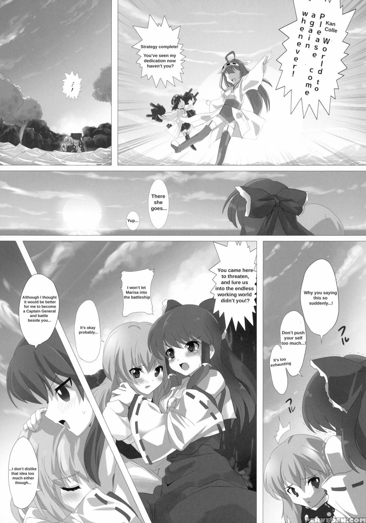 (c85) [lezmoe! (kuro, Oyu No Kaori)] Touhou Ga Kancolle Ni Ntr!? ~toukan Sensou~ (kantai Collection -kancolle-, Touhou Project) [english] Chapter 1 Page 17
