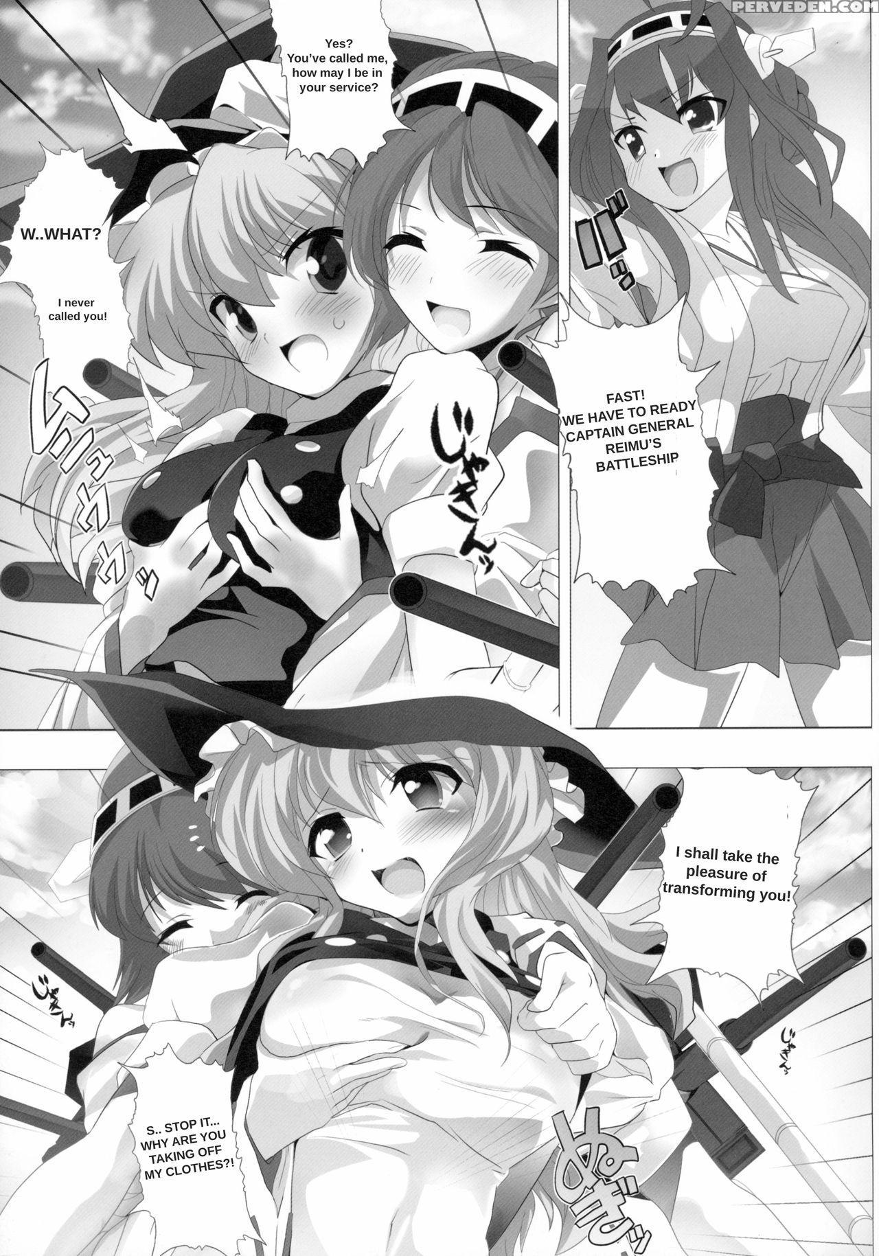 (c85) [lezmoe! (kuro, Oyu No Kaori)] Touhou Ga Kancolle Ni Ntr!? ~toukan Sensou~ (kantai Collection -kancolle-, Touhou Project) [english] Chapter 1 Page 9