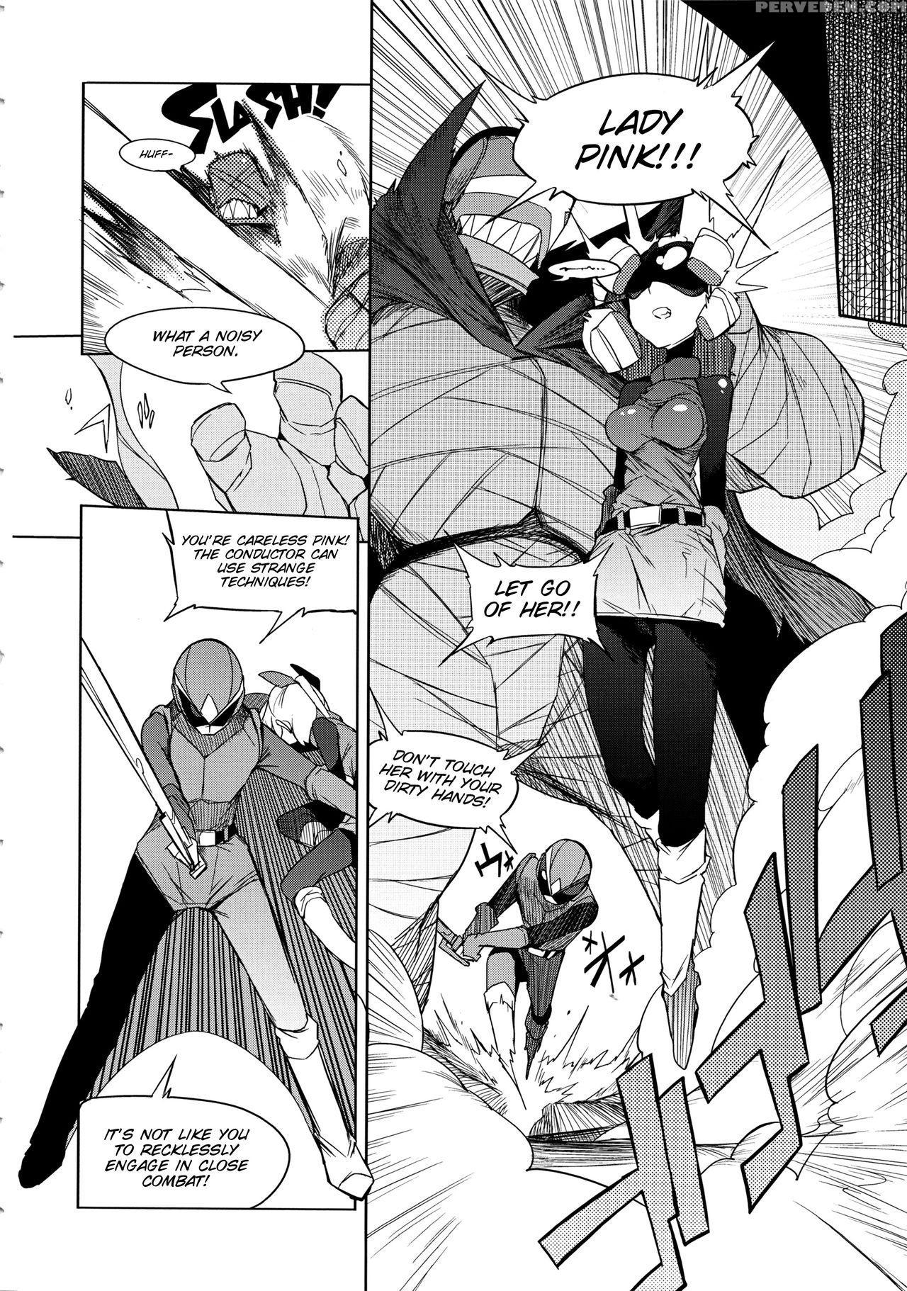 (c85) [naitou2 (f4u)] The Pink - Tokusatsu Heroine Tsukamaeta!!! Part B [english] [smdc] 1
