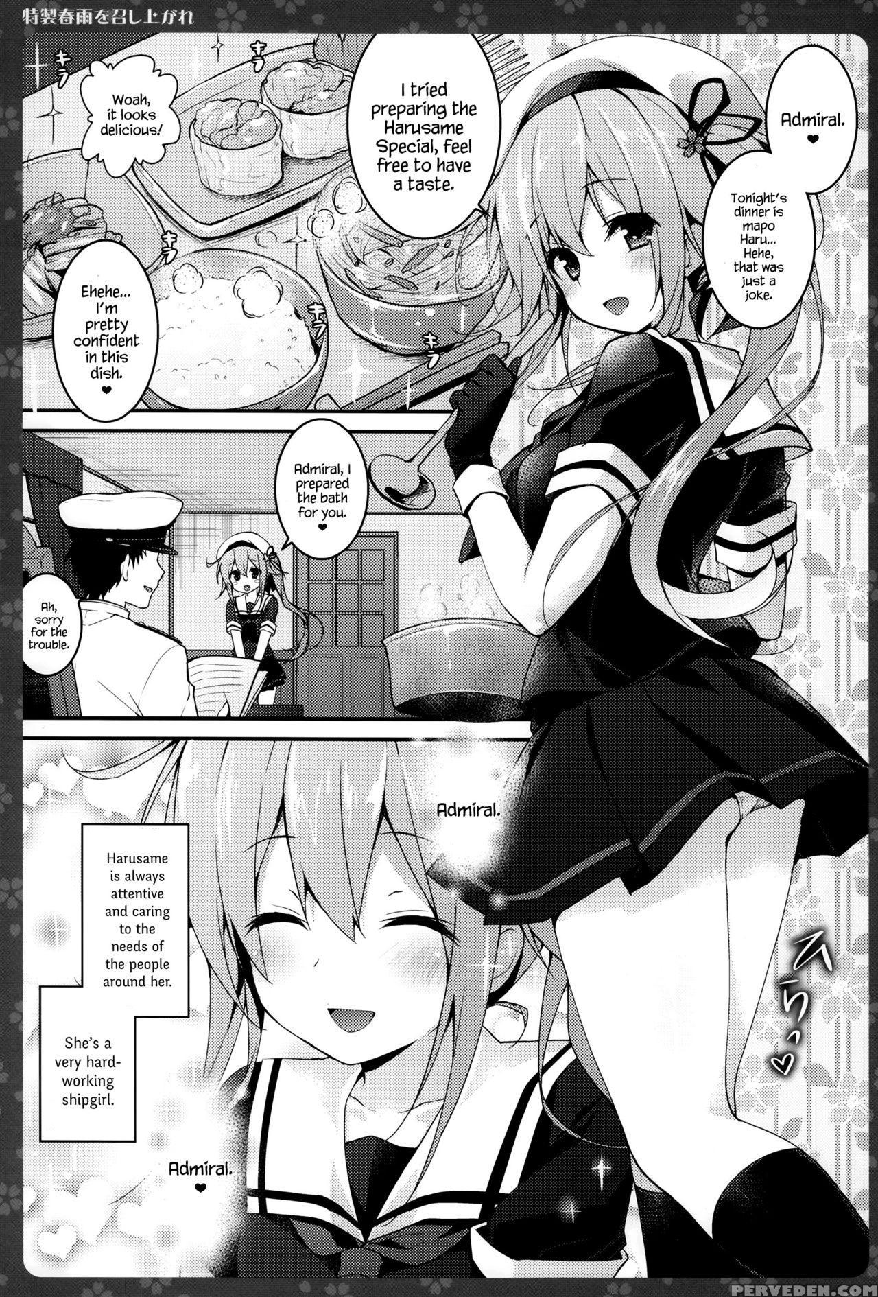 (c87) [kinokonomi (konomi)] Tokusei Harusame Wo Meshiagare (kantai Collection -kancolle-) [english] {hennojin} Chapter 1 Page 5
