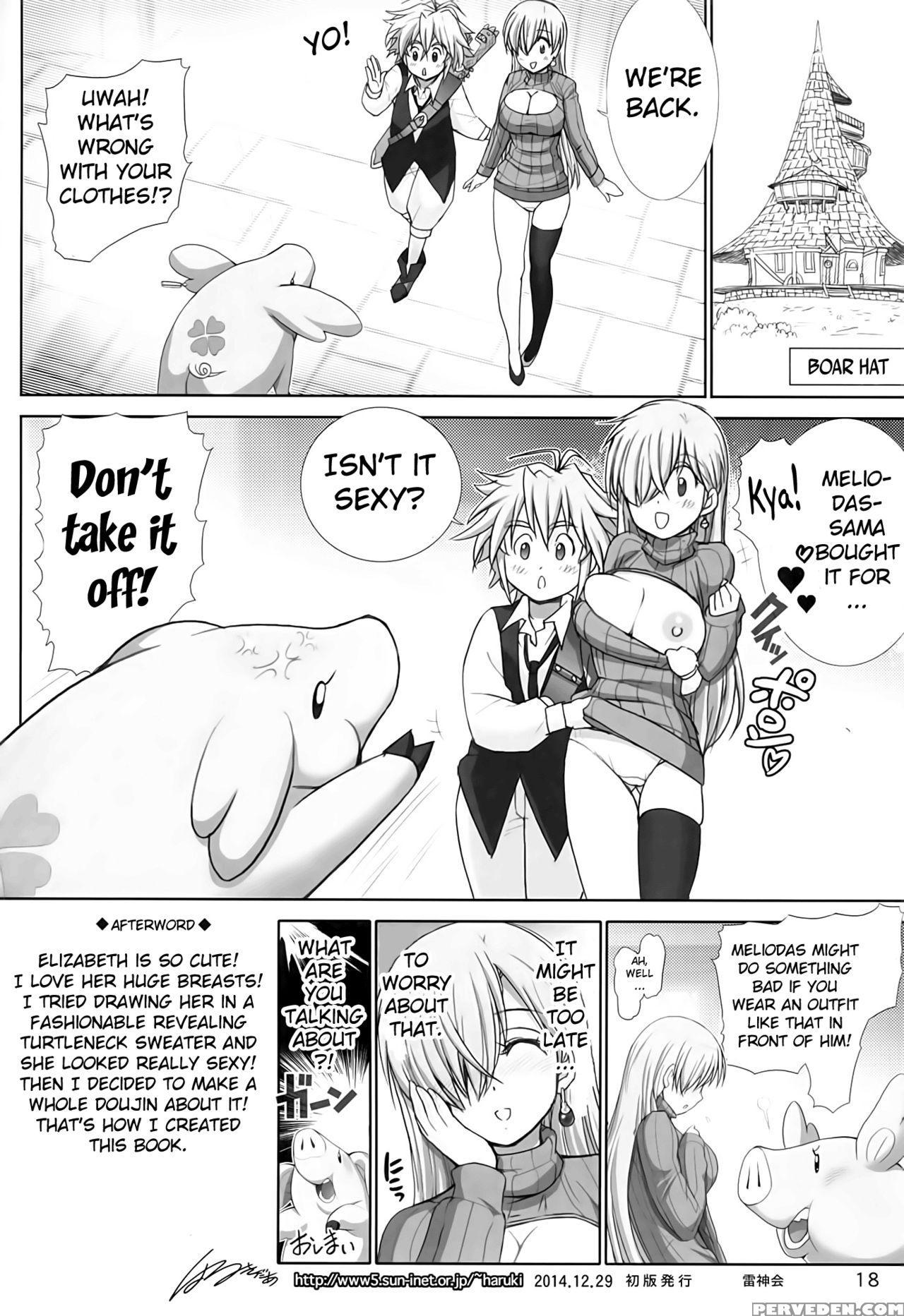 (c87) [raijinkai (haruki Genia)] Elizabeth Ni Rei No Sweater Kisete Mita (nanatsu No Taizai) [english] [mintvoid] 1