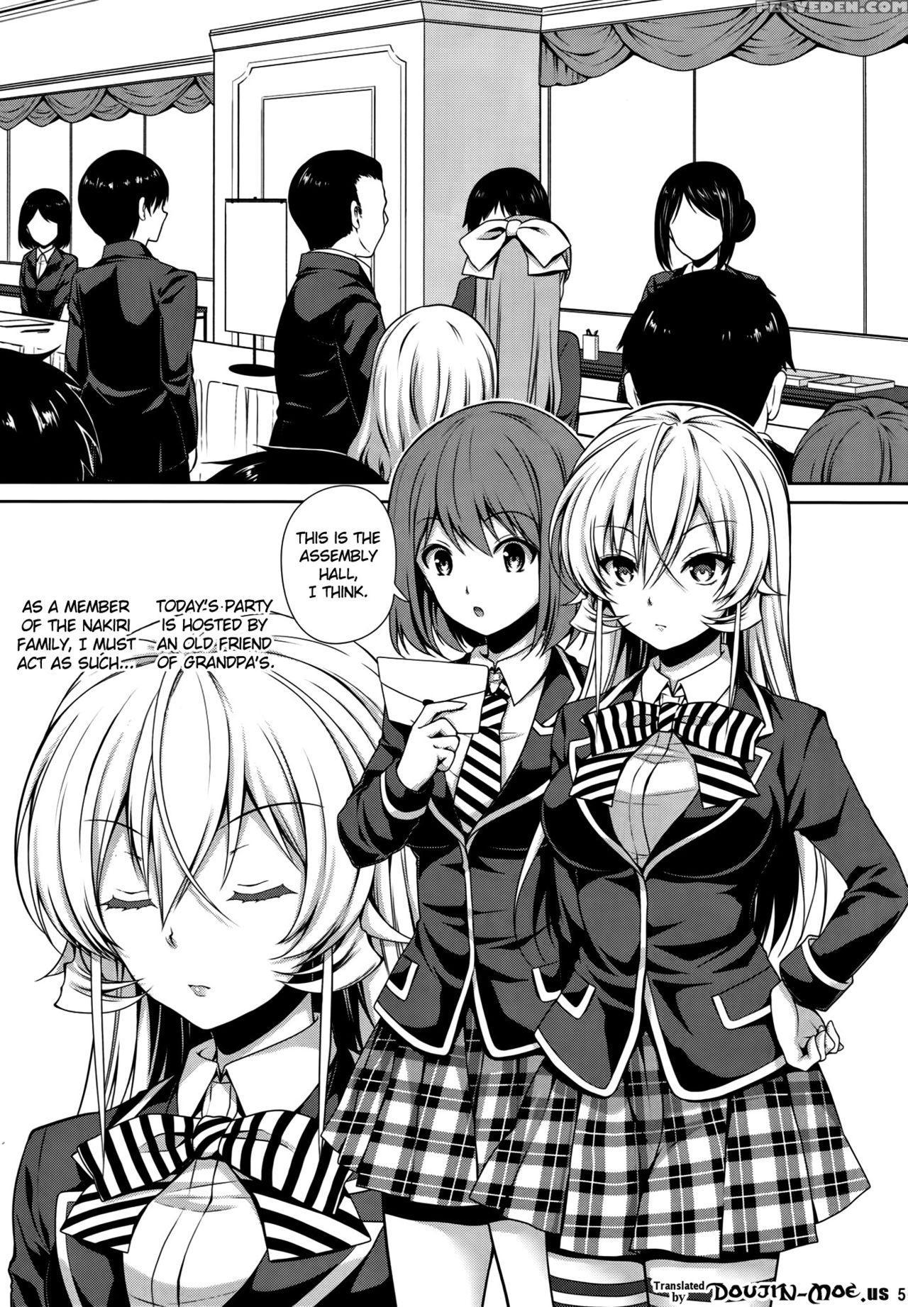 (c87) [sugar*berry*syrup (kuroe)] Joou Sange (shokugeki No Soma) [english] {doujin-moe.us} Chapter 1 Page 4