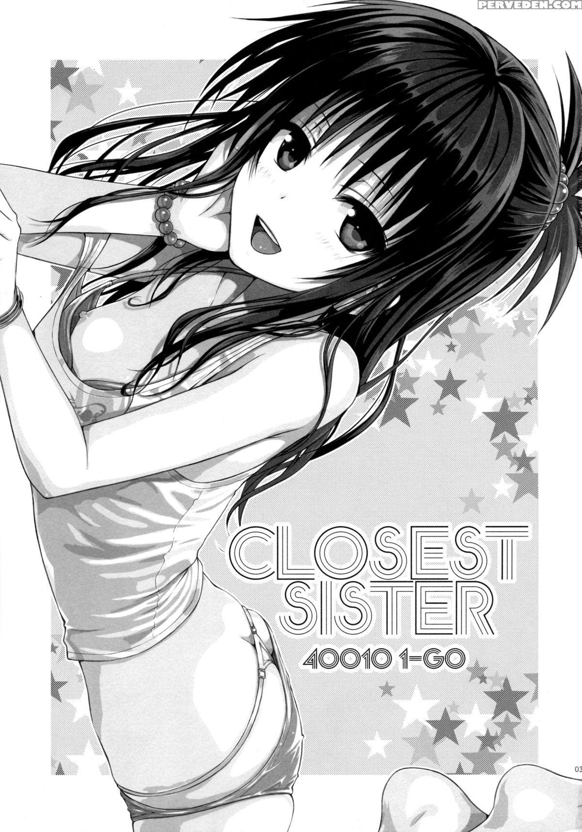 (c88) [40010 1-go (40010prototype)] Closest Sister (to Love-ru) [english] [psyn] 1