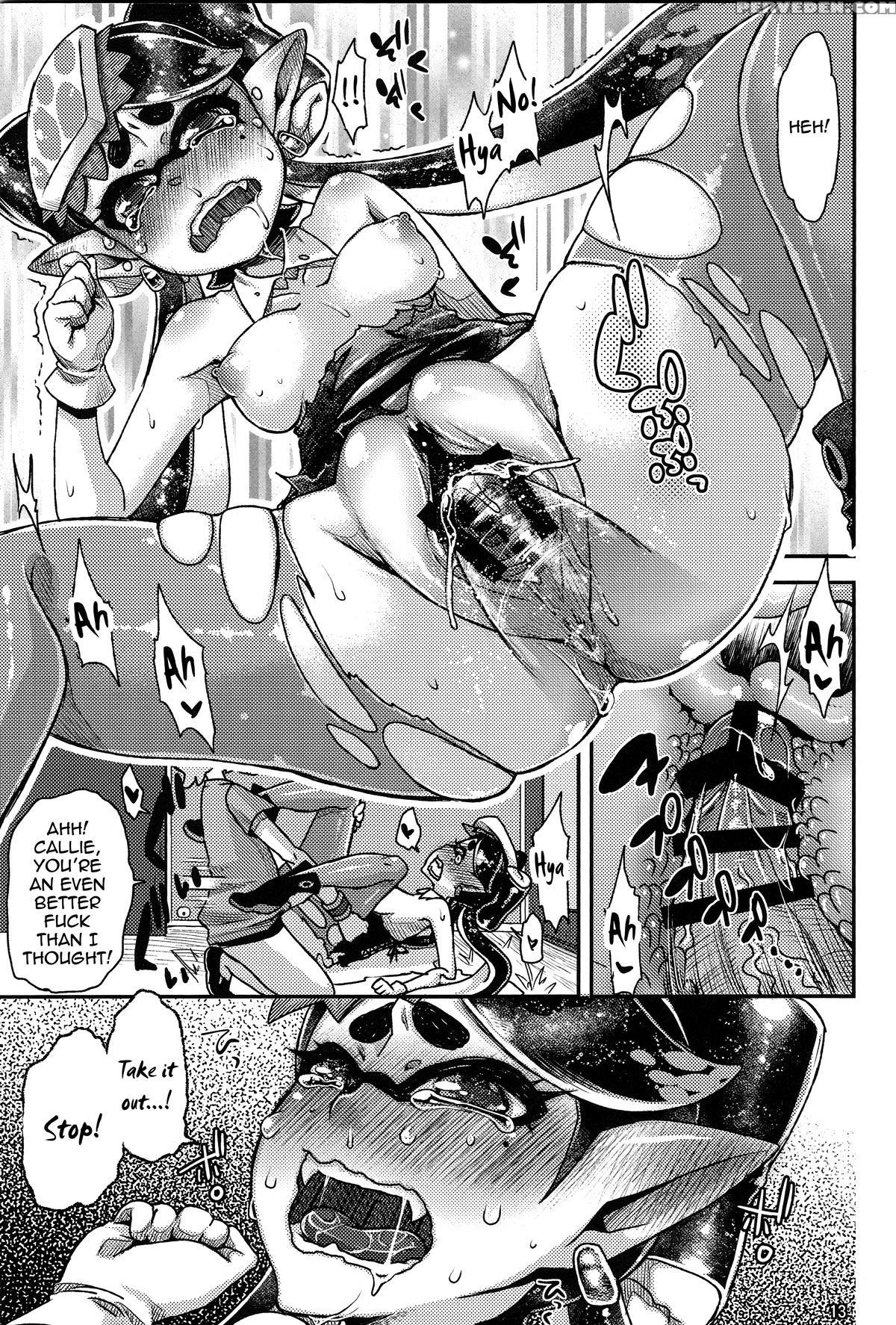 (c88) [hanairogaeru (kitsuneko Anko)] Ika No Seitai Chousa Houkokusho (splatoon) [english] {thetsuuyaku} Chapter 1 Page 12