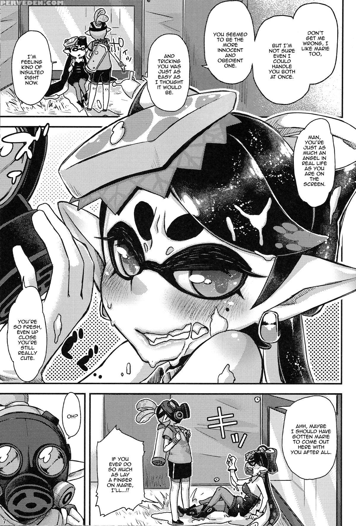 (c88) [hanairogaeru (kitsuneko Anko)] Ika No Seitai Chousa Houkokusho (splatoon) [english] {thetsuuyaku} Chapter 1 Page 6