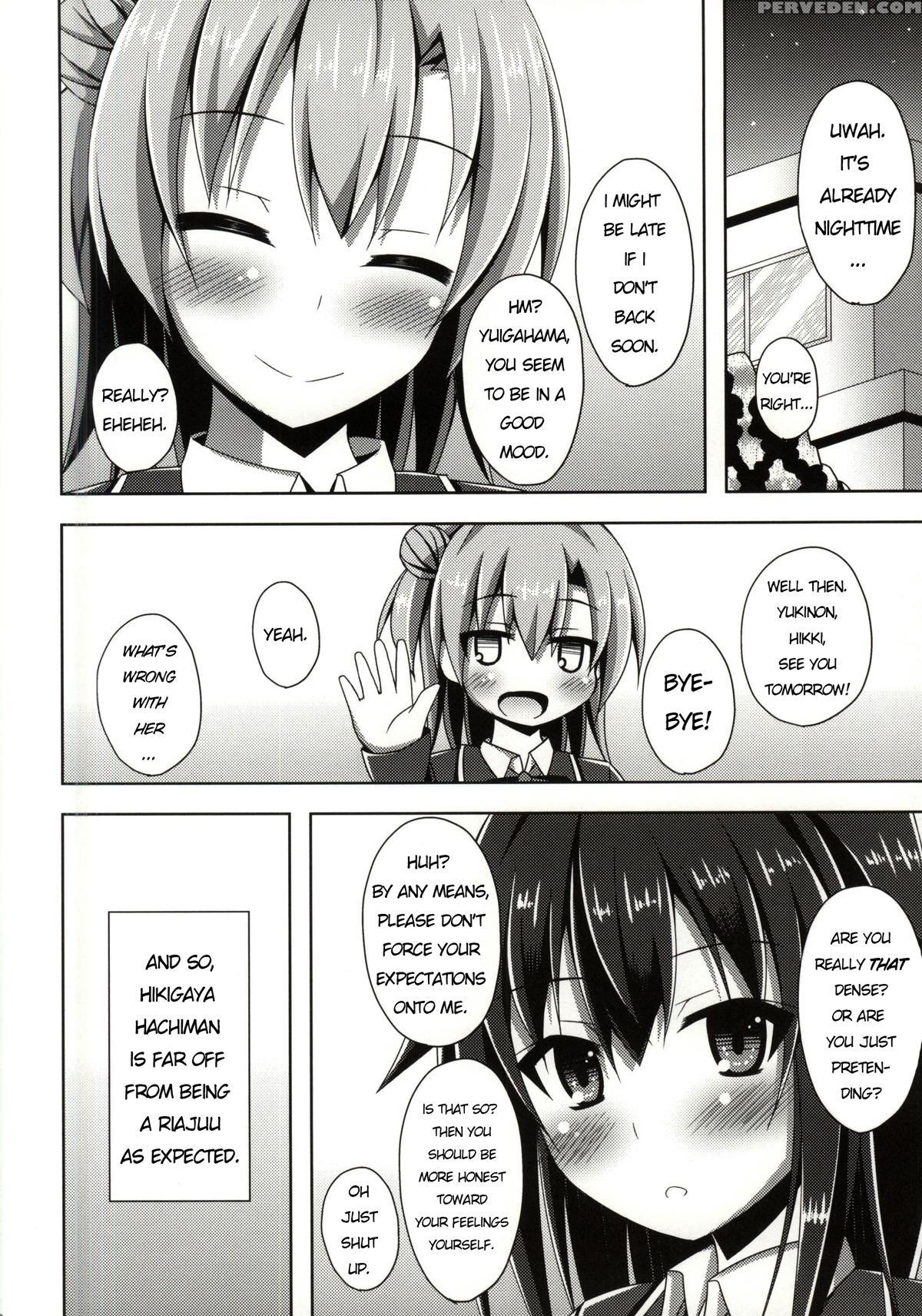 (c88) [imitation Moon (narumi Yuu)] Soredemo Hikigaya Hachiman Wa Rea-juu Kara Wa Hodo Tooi | Even So, Hikigaya Hachiman Is Far Off From Being A Riajuu. (yahari Ore No Seishun Love Come Wa Machigatteiru.) [english] [drag00noid ] 1