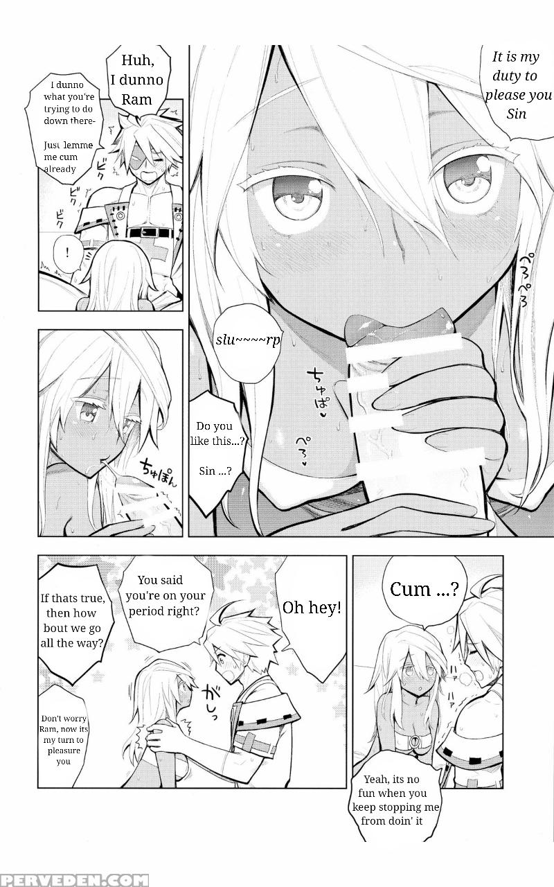 (c88) [jishaku No Sunaba (porosuke)] Sin-kun No Hatsu Shasei Wa Ram-chan No Naka De Do Byu Byu Byu (guilty Gear) [english] 1