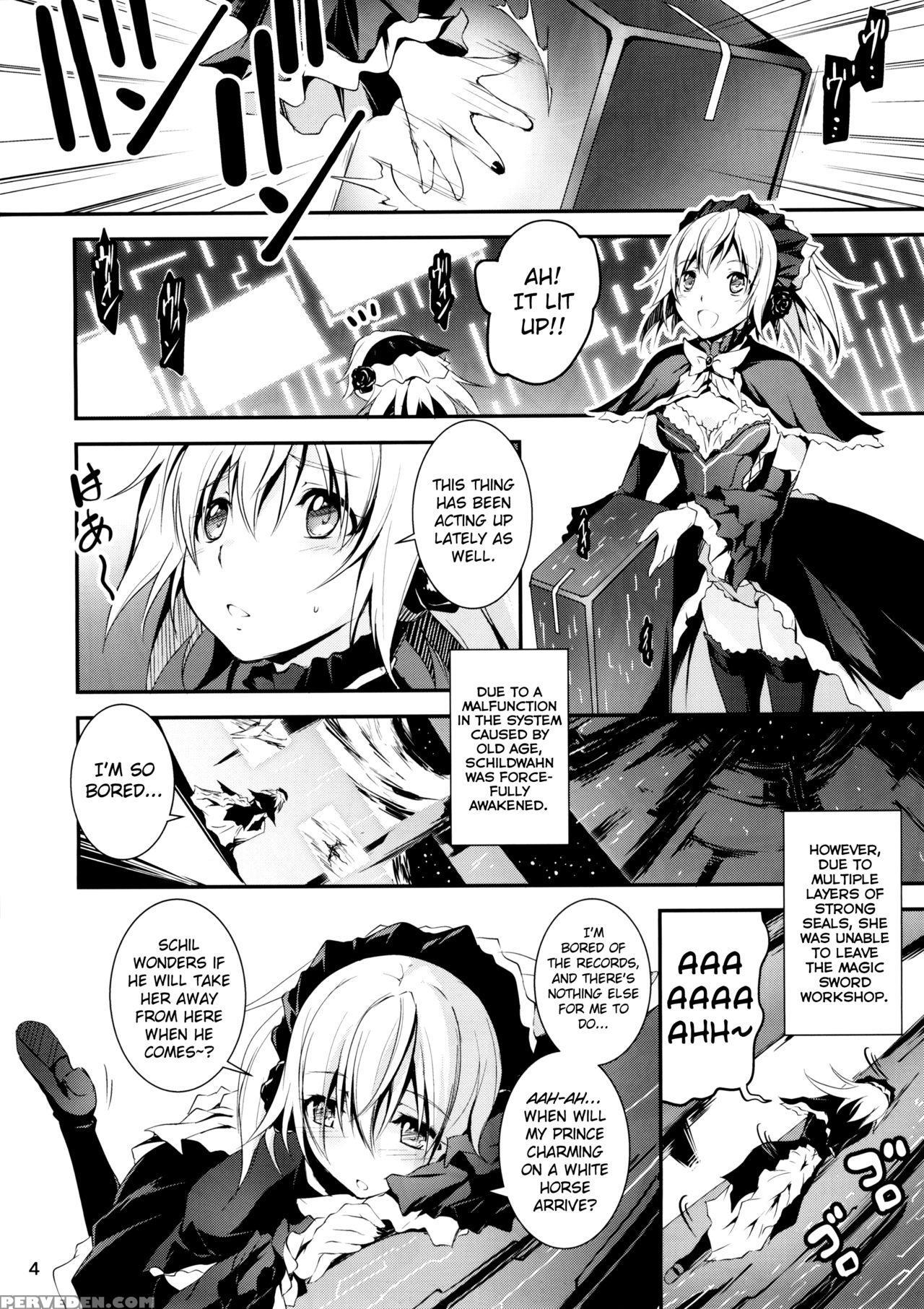 (c88) [kikurage-ya (kikurage)] Kuro No Riiman To Maken Schildawahn | The Salaryman In Black And Schildwahn, The Magic Sword [english] [biribiri] 1