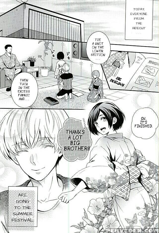 (c88) [tunakan (kamogawa)] Natsuiro Renbo | Summer Romance (tokyo Ghoul) [english] [ptchan] 1