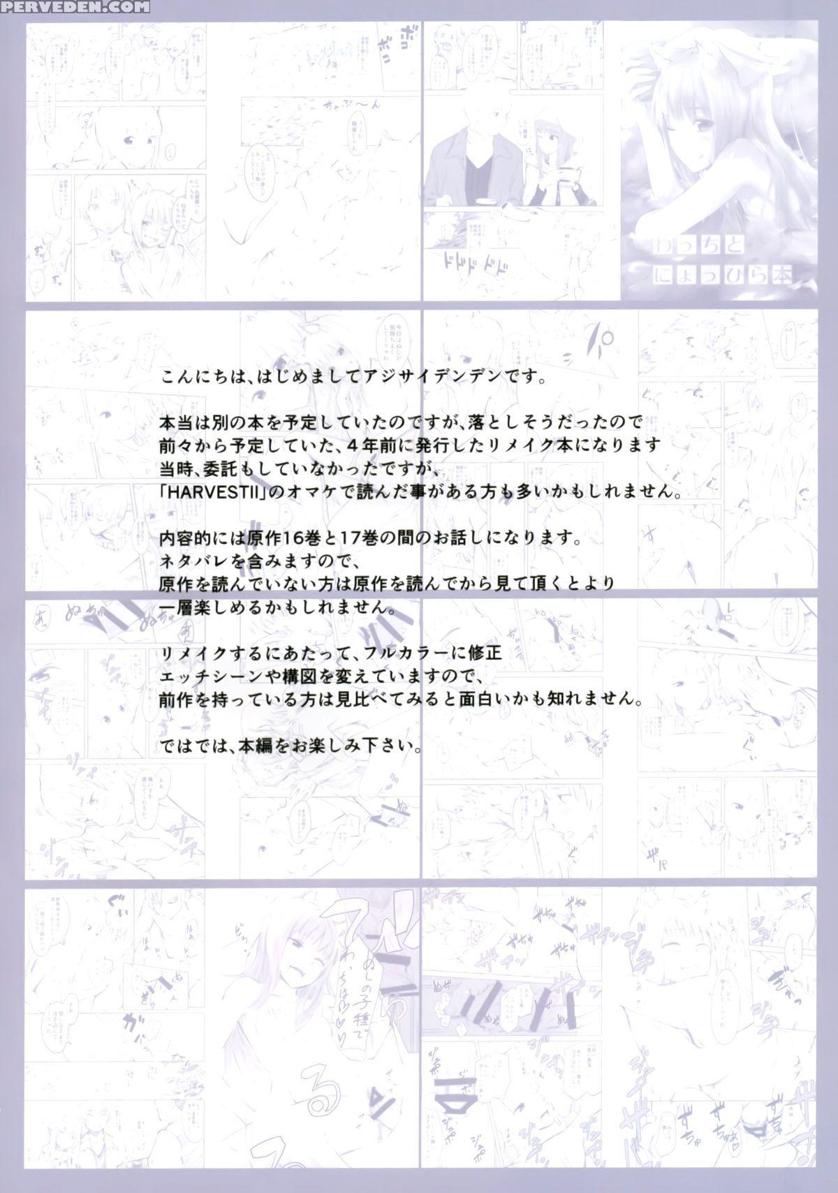 (c89) [ajisaidenden (kawakami Rokkaku, Takanashi Rei)] Wacchi To Nyohhira Bon Full Color (spice And Wolf) [english] [decensored] 1