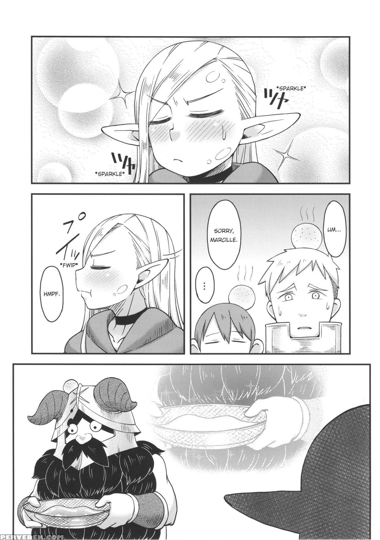 (c89) [black Vinegar (crozu)] Dungeon Cooking ~marcille No Slime Zoe~ (dungeon Meshi) [english] [onimako] 1