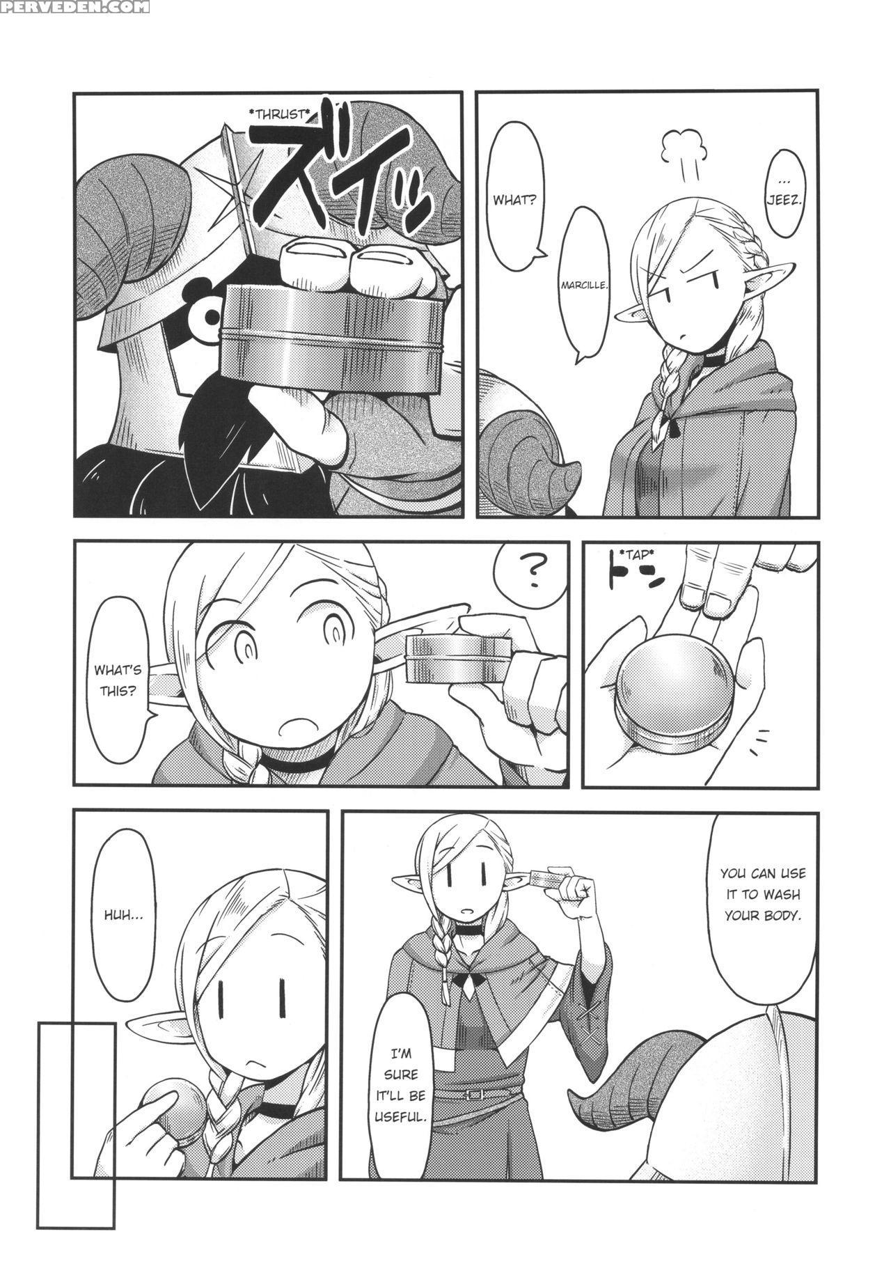 (c89) [black Vinegar (crozu)] Dungeon Cooking ~marcille No Slime Zoe~ (dungeon Meshi) [english] [onimako] 1