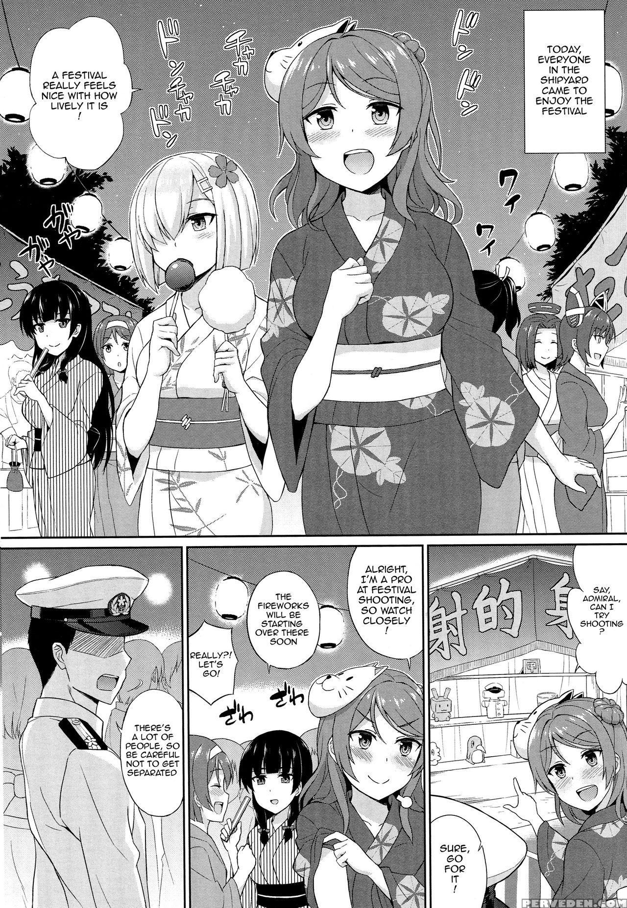 (c89) [kaki No Tane (summer)] Yukata No Futari, Docchi O Erabu? (kantai Collection -kancolle-) [english] {doujin-moe.us} Chapter 1 Page 2