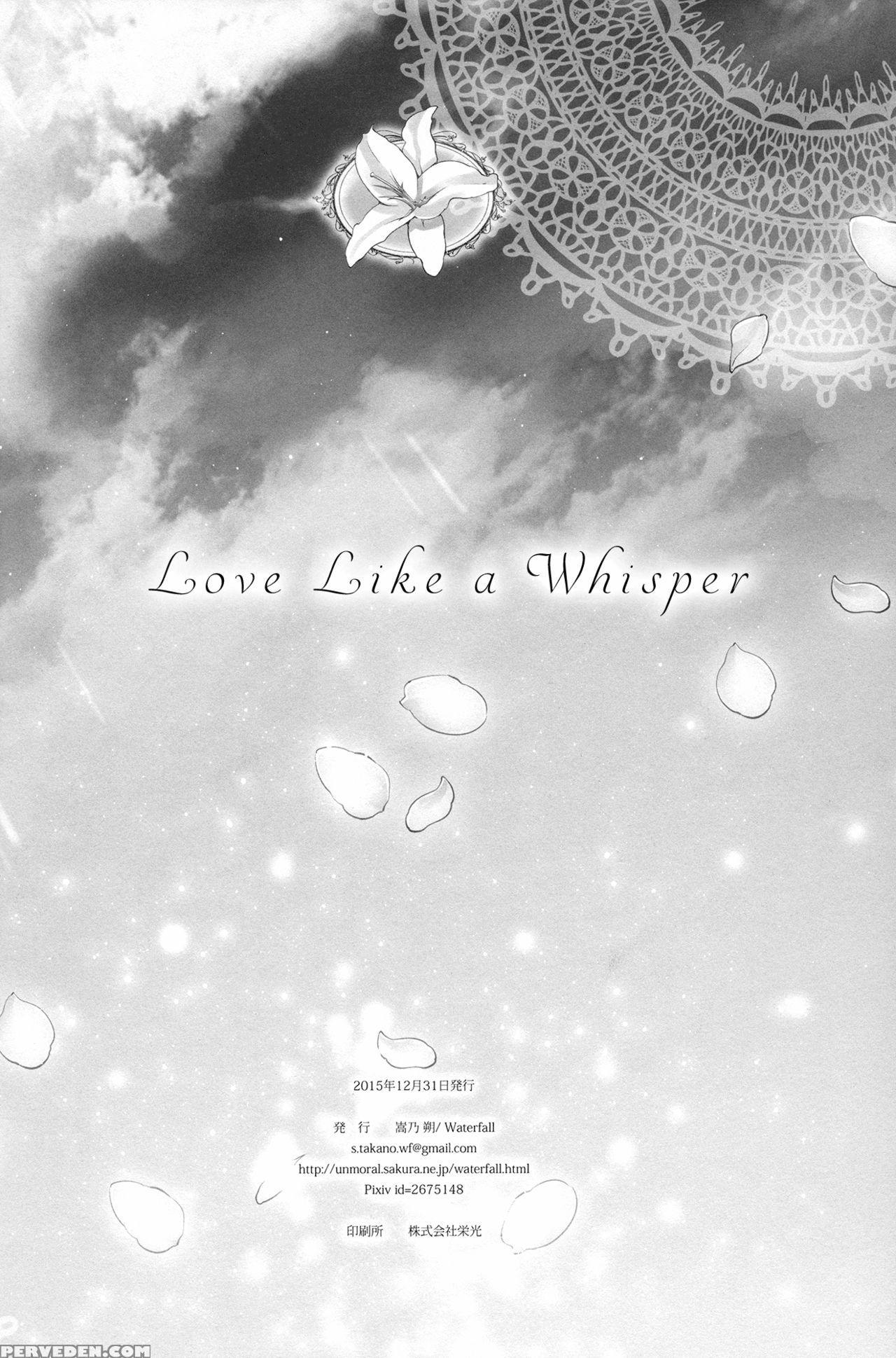 (c89) [waterfall (takano Saku)] Sasayaku You Ni Koi O Shite | Love Like A Whisper (love Live!) [english] [gib] 1