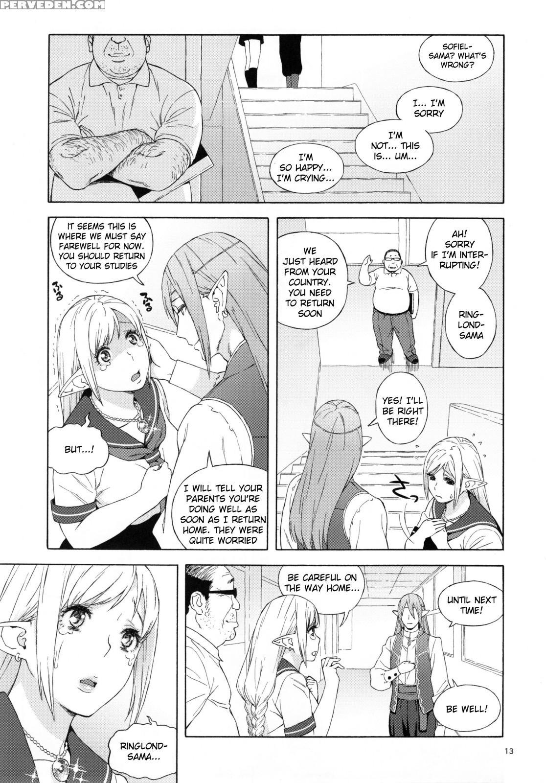 (c90) [666protect (jingrock)] Tenkousei Jk Elf 2 -kegasareta Konyaku No Akashi- [english] {doujins.com} Chapter 1 Page 12