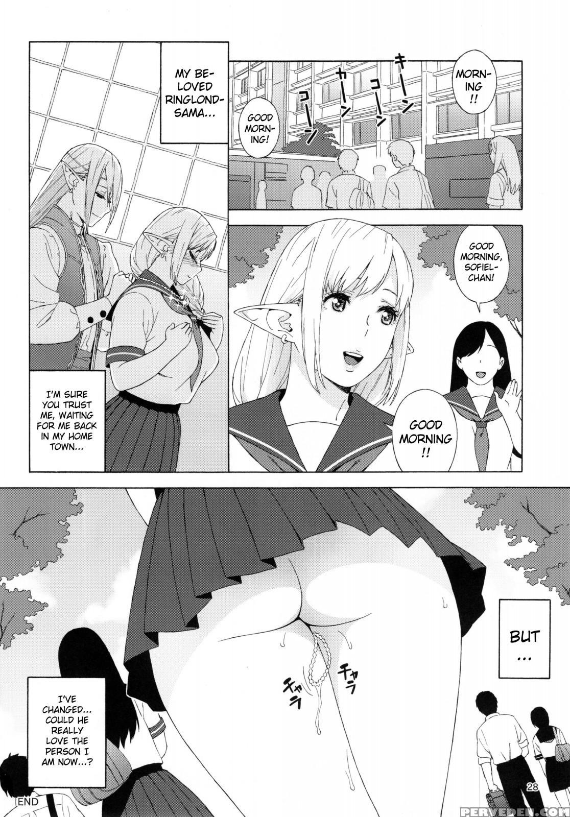 (c90) [666protect (jingrock)] Tenkousei Jk Elf 2 -kegasareta Konyaku No Akashi- [english] {doujins.com} Chapter 1 Page 27