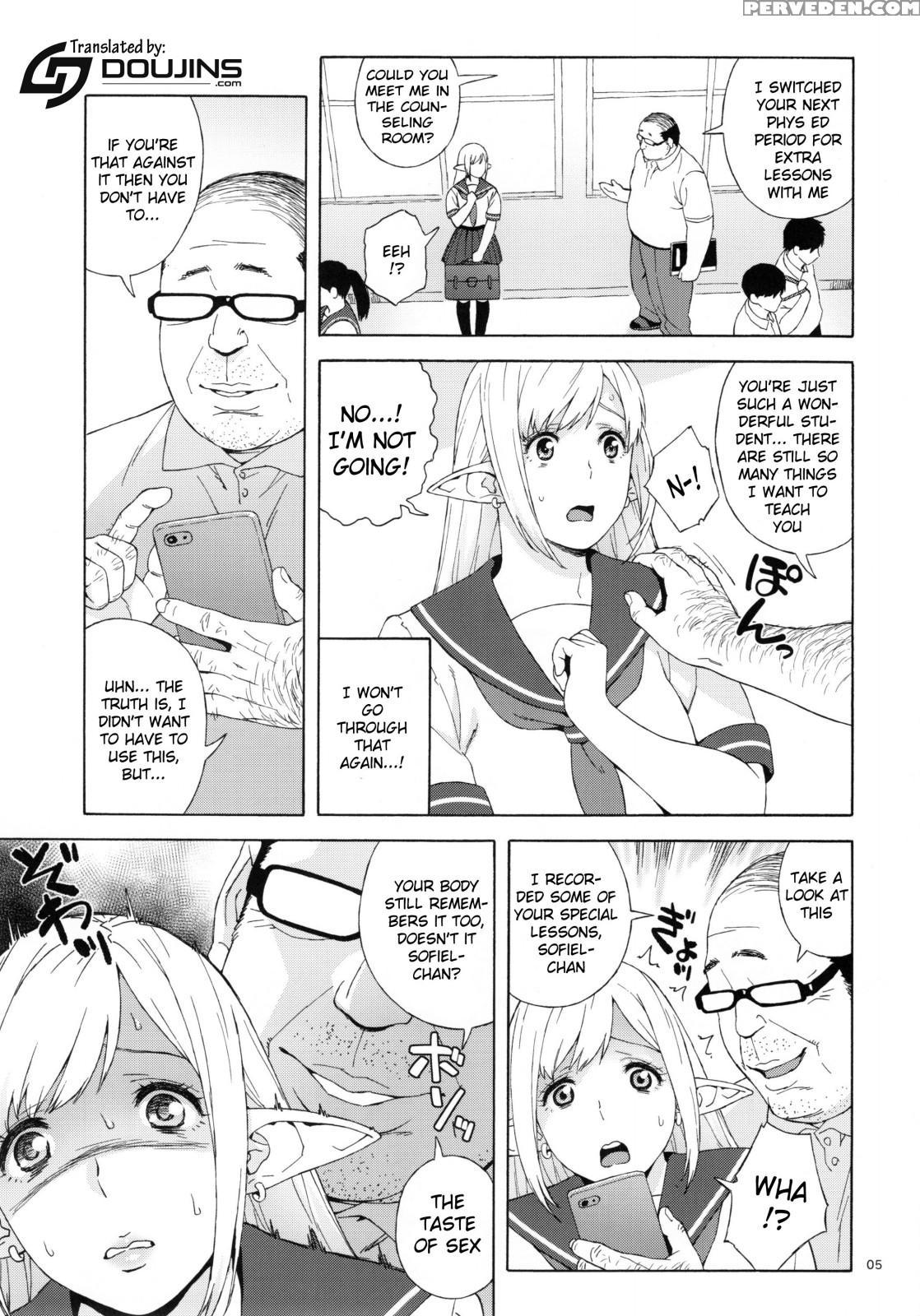 (c90) [666protect (jingrock)] Tenkousei Jk Elf 2 -kegasareta Konyaku No Akashi- [english] {doujins.com} Chapter 1 Page 4