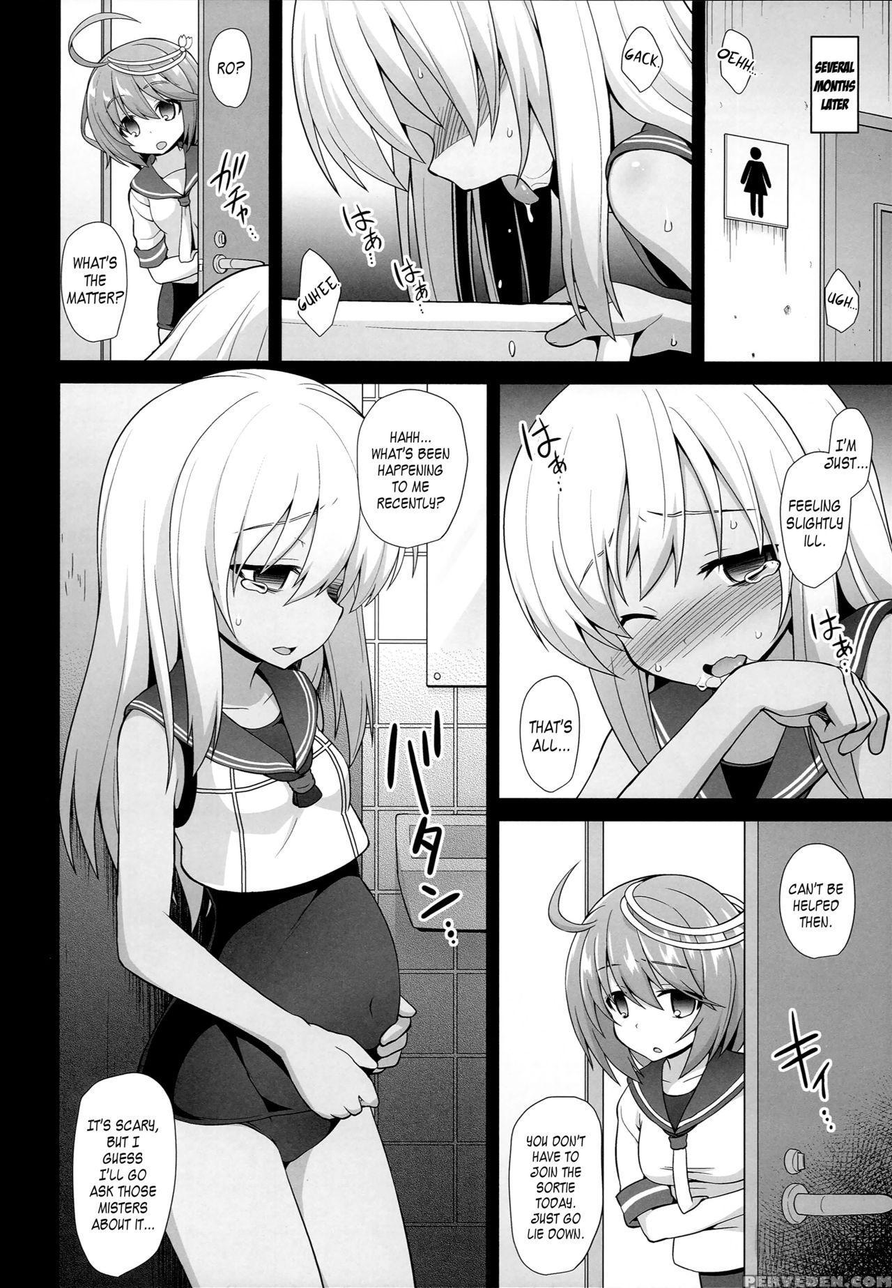 (c90) [akuten Soushin (kokutou Nikke)] Kanmusu Chakunin Zenya Ro-gou Yokujou Rinkan | Eve Of Ship Girls Pregnancy - Ro-chan's Gangrape Of Desires (kantai Collection -kancolle-) [english] 1