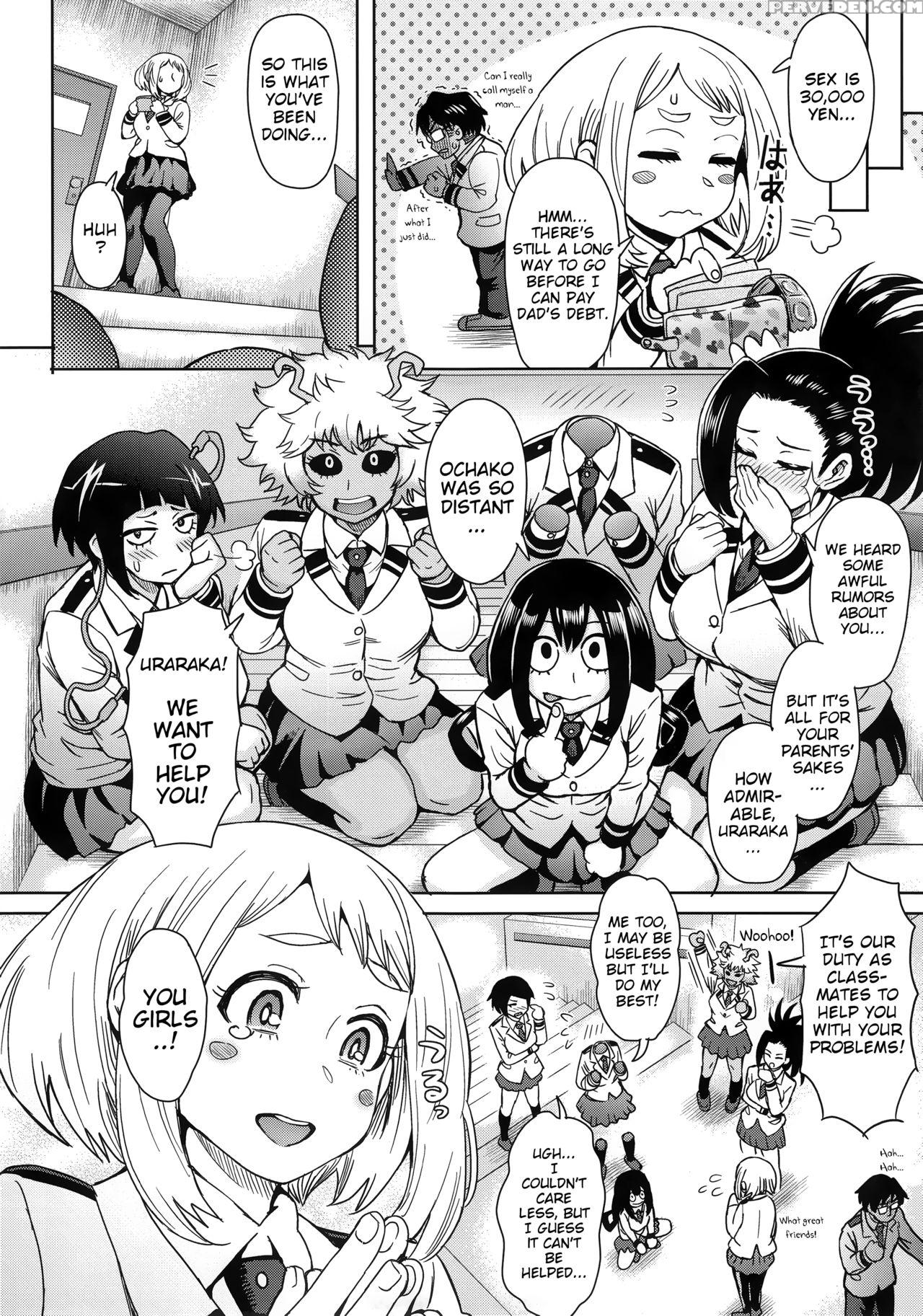 (c90) [eight Beat (itou Eight)] Uraraka Ura Fuuzoku | Uraraka's Behind-the-scenes Prostitution (boku No Hero Academia) [english] [glittering Translations] 1