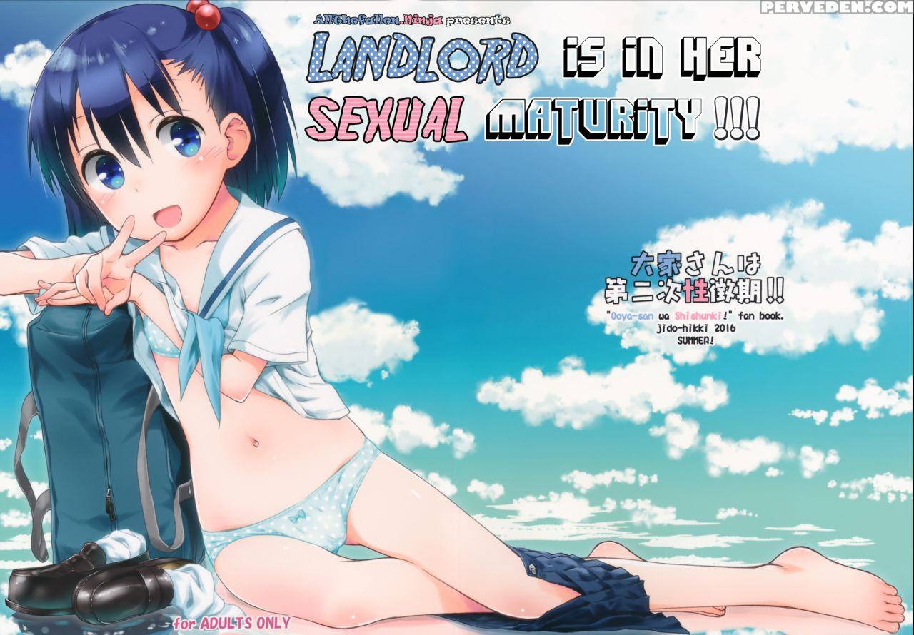 (c90) [jido-hikki (kokekokko Coma)] Ooya-san Wa Dainiji Seichouki!! | Landlord Is In Her Sexual Maturity!! (ooya-san Wa Shishunki!) [english] [atf] 1
