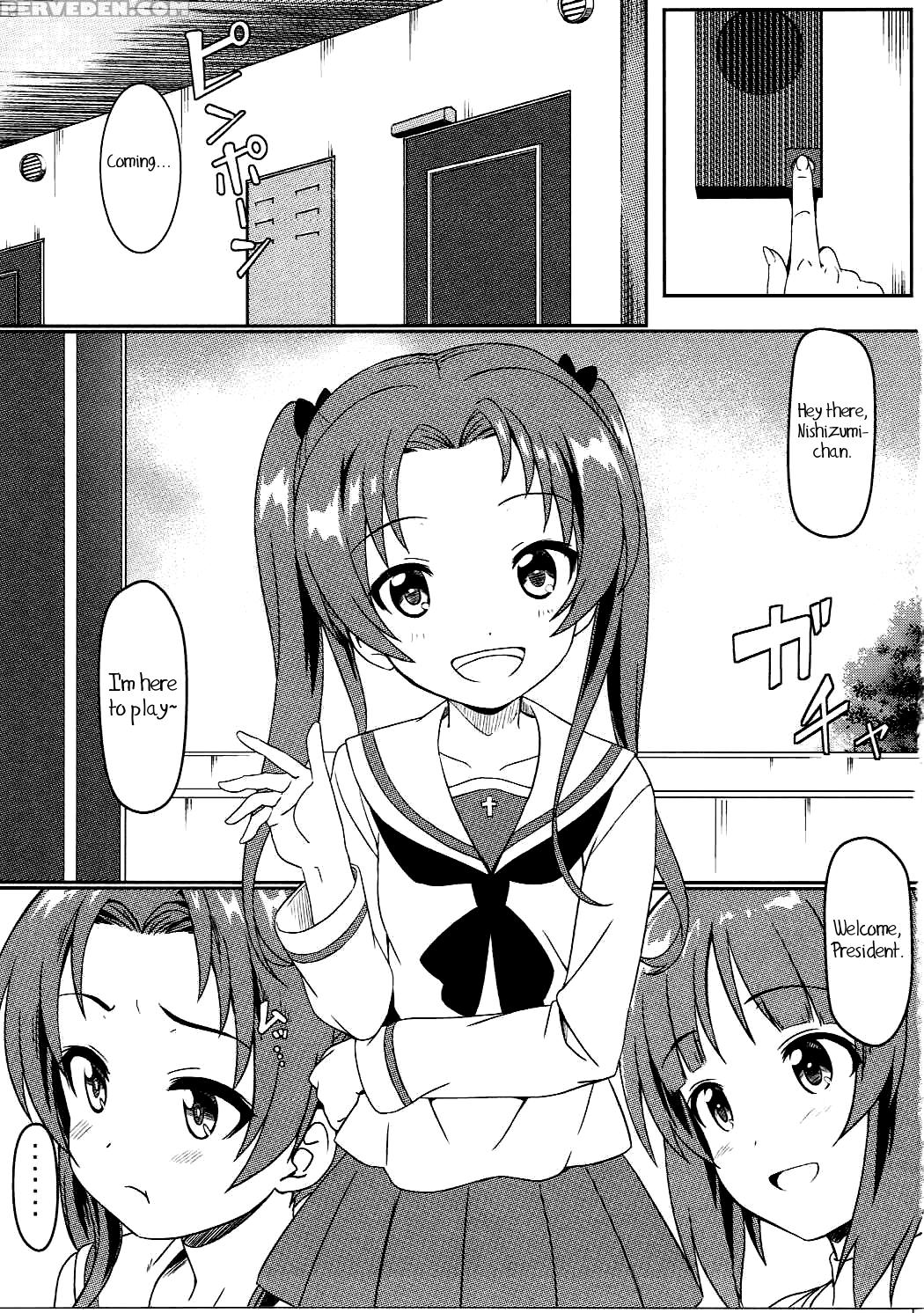 (c90) [kaminari-neko (eitarou)] Miho To Anzu No Naisho No Himegoto (girls Und Panzer) [english] [ U Scanlations] 1