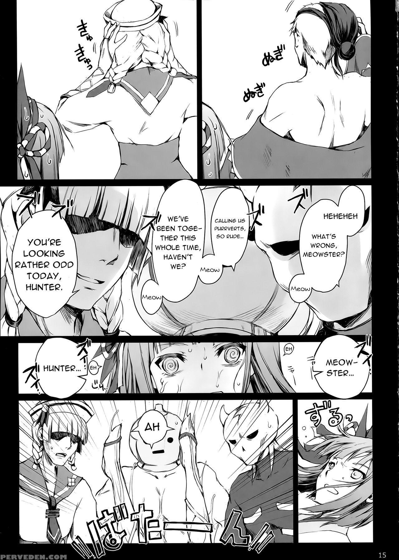(c90) [udon-ya (kizuki Aruchu, Zan)] Monhan No Erohon 15 (monster Hunter) [english] {hennojin} Chapter 1 Page 15