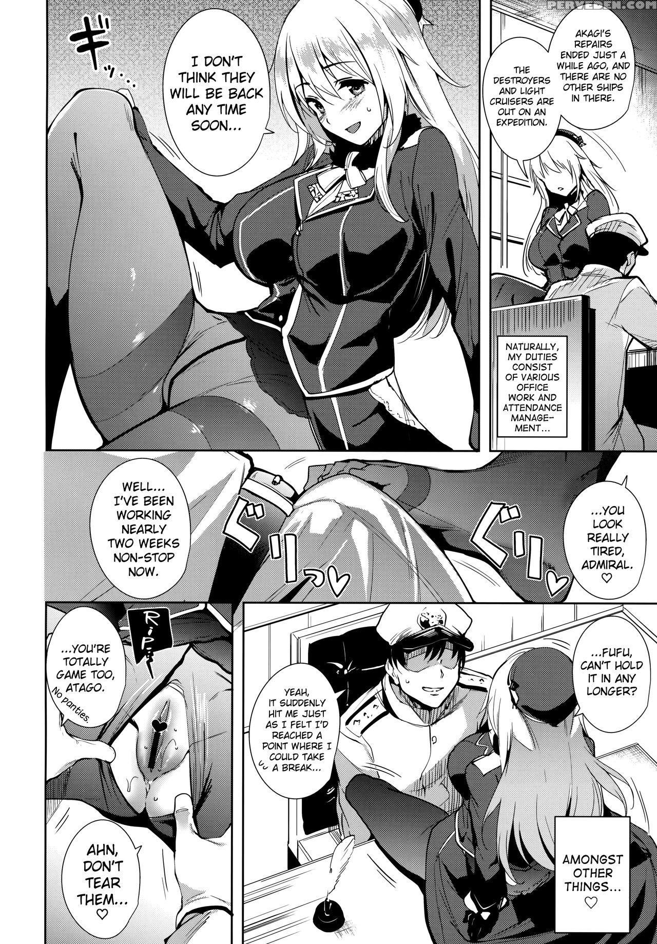 (c91) [ink Complex (tomohiro Kai)] Atago At Work (kantai Collection -kancolle-) [english] [biribiri] 1
