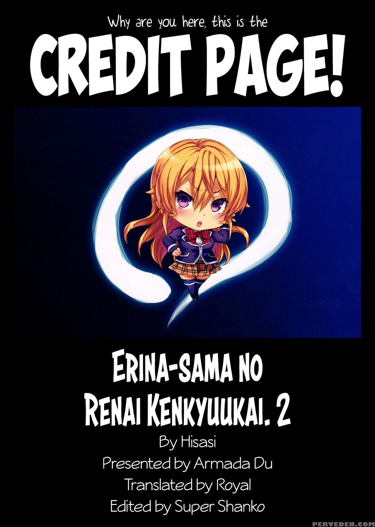 (c91) [neko Wa Manma Ga Utsukushii (hisasi)] Erina-sama No Renai Kenkyuukai. 2 | Erina-sama's Love Laboratory. 2 (shokugeki No Soma) [english] [royal_tl] 1