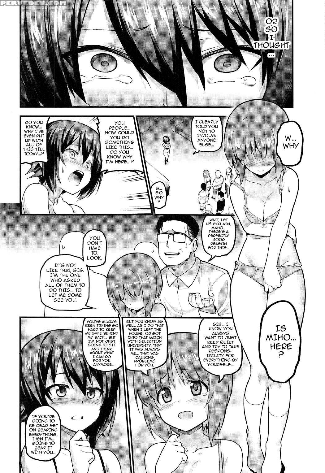 (c91) [try&hougen Futari Shakai (hougen)] Girls Und Penises Girls Und Panzer Haikou Hyakkai Houshi Hen 2 Sisters | Girls Und Penises 100 Member School Closing Committee Liason Chapter 2: Sisters (girls Und Panzer) [english] {darknight} Chapter 1 Page 10