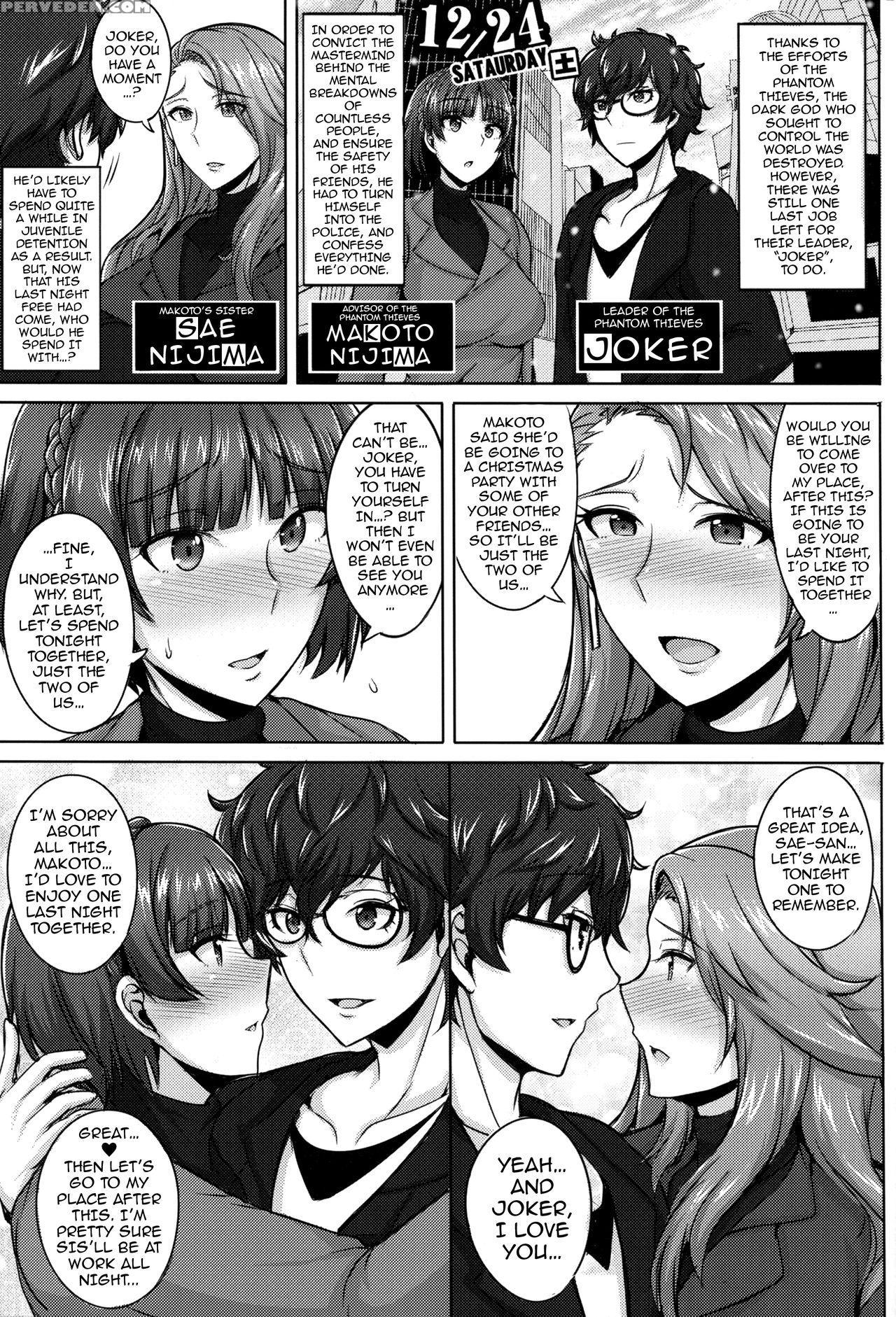 (c91) [yuasa Rengou (jean Louis)] Niijima Shimai No Christmas | Christmas With The Niijima Sisters (persona 5) [english] {darknight} Chapter 1 Page 2