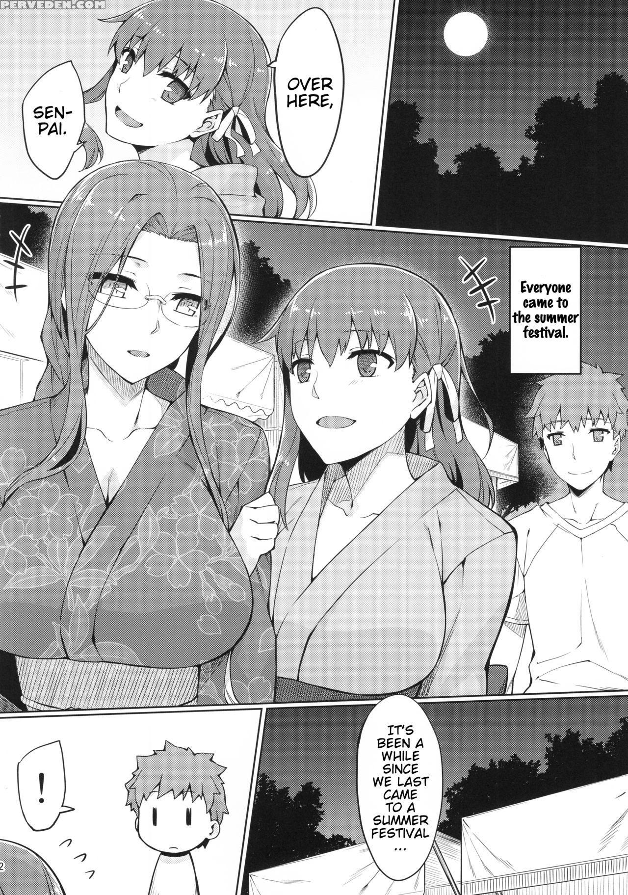 (c92) [s.s.l (yanagi)] Rider-san To Natsumatsuri. (fate Stay Night) [english] [shuten Doujin] 1