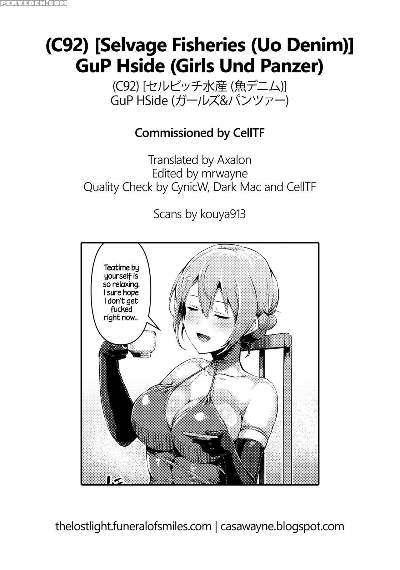 (c92) [selvage Fisheries (uo Denim)] Gup Hside (girls Und Panzer) [english] =tll + Cw= Chapter 1 Page 22