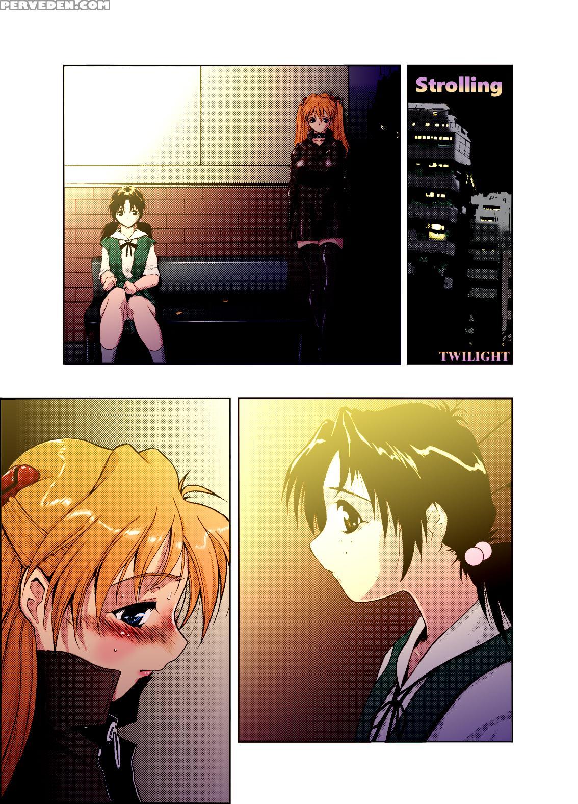 (cr31) [nikomark (minazuki Juuzou, Twilight)] Sekai No Chuushin De Ai Wo Sakenda Nikomark (neon Genesis Evangelion) [english] [colorized] 1