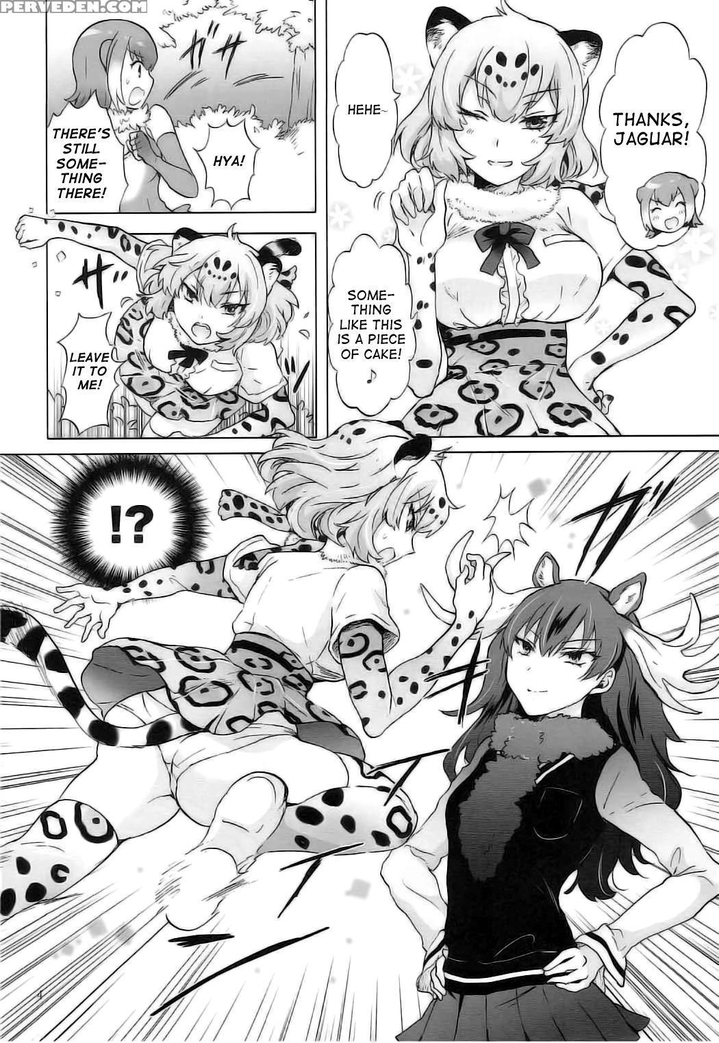 (girls Love Festival 21) [peachpulsar (mira)] Jaguar Wa Tabun Tatakawanai | Jaguar (probably) Doesn't Fight (kemono Friends) [english] 1