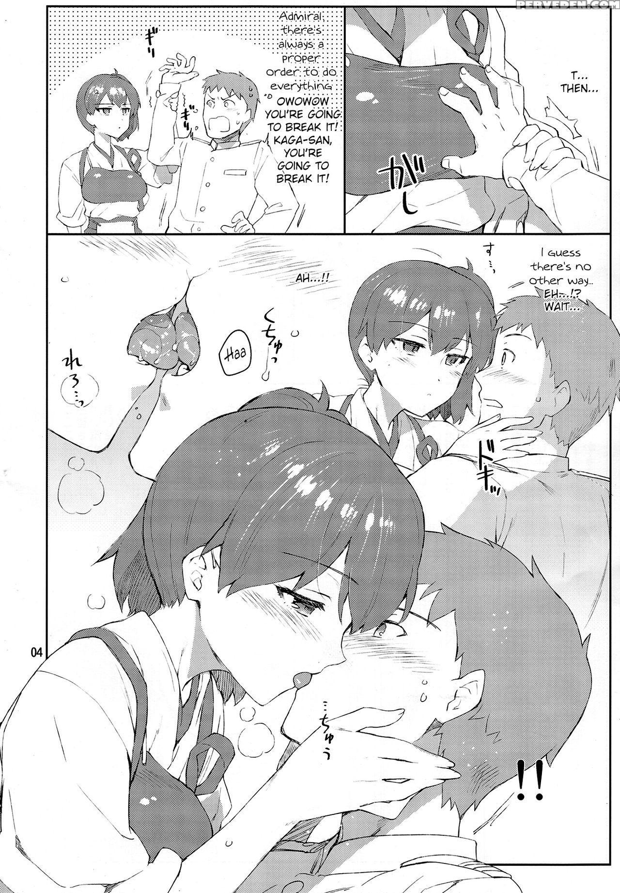 (gunrei Bu Shuho & Houraigekisen! Yo-i! Goudou Enshuu) [redrop (miyamoto Smoke, Otsumami)] Kaga-san Wa Boku No Hisho Kan (kantai Collection) [english] {kfc Translations} Chapter 1 Page 3