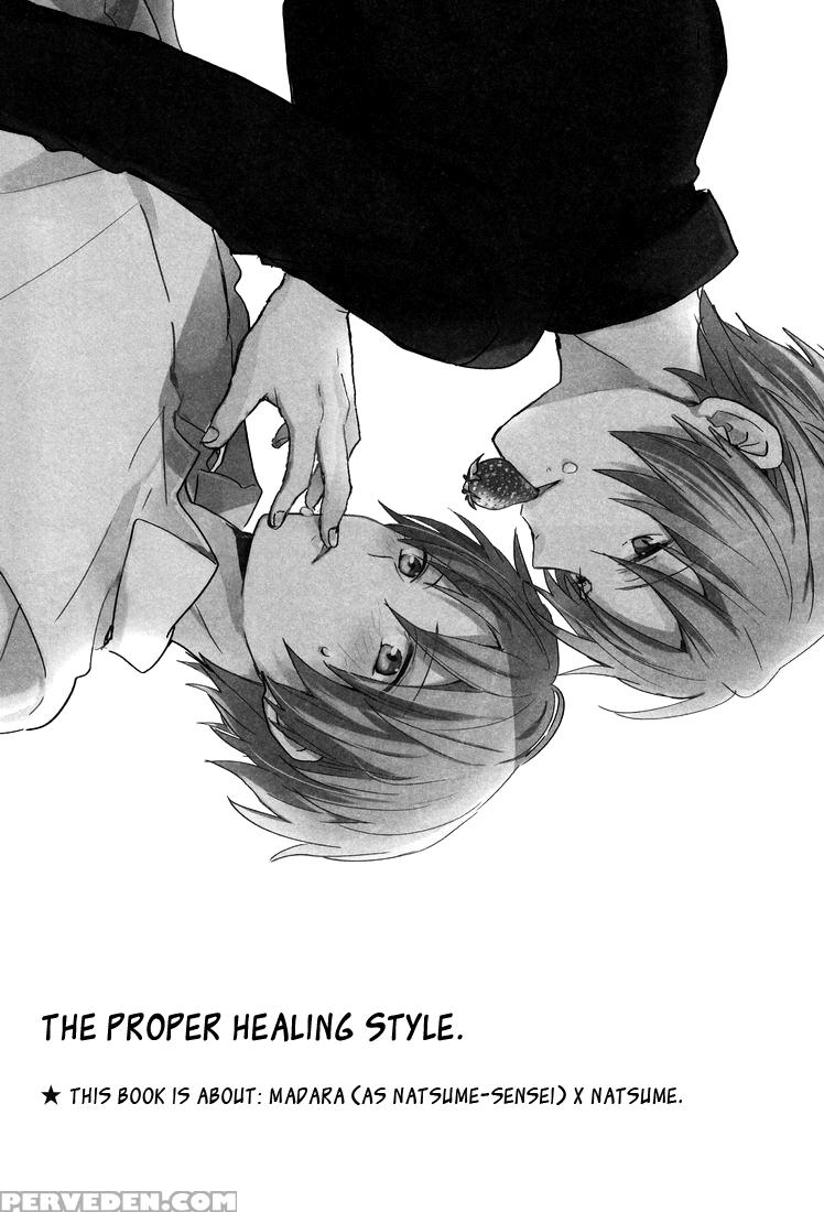 (harucc17) [aotsukitei (aotsuki Ren)] Tadashii Naoshikata. | The Proper Healing Style (natsume's Book Of Friends) [english] [ikemen Scans] 1