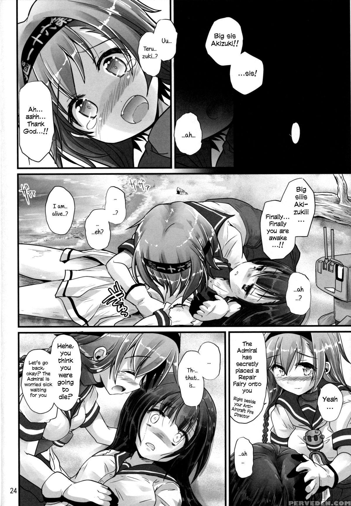 (houraigekisen! Yo-i! & Gunrei Bu Shuho Goudou Enshuu 3senme) [pixel Cot (habara Meguru)] Haru Wazawai Akizuki | Springtime Misfortune Of Akizuki (kantai Collection -kancolle-) [english] 1