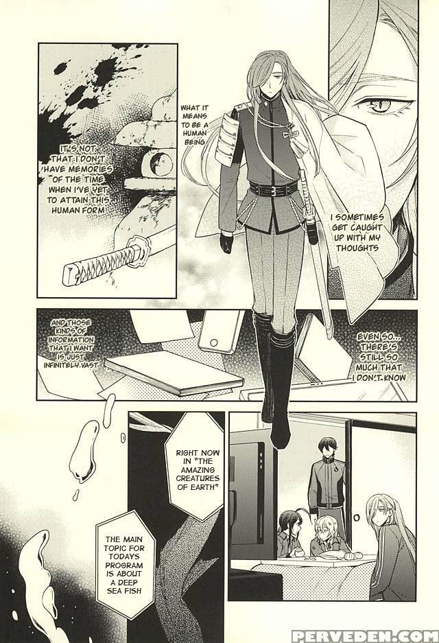 (hyattou Ryouran ~kimi No Heart O Shirahadori~) [bien (nerigom)] Yami O Oyogu Sakana (touken Ranbu) [english] [sei] 1