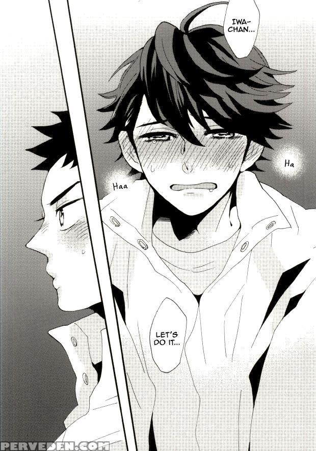 (idling Attacker 3) [honeyamber (mitsuko)] Oikawa-san Wa Gaman Ga Dekinai. (haikyuu!!) [english] [mgqr Scans] 1