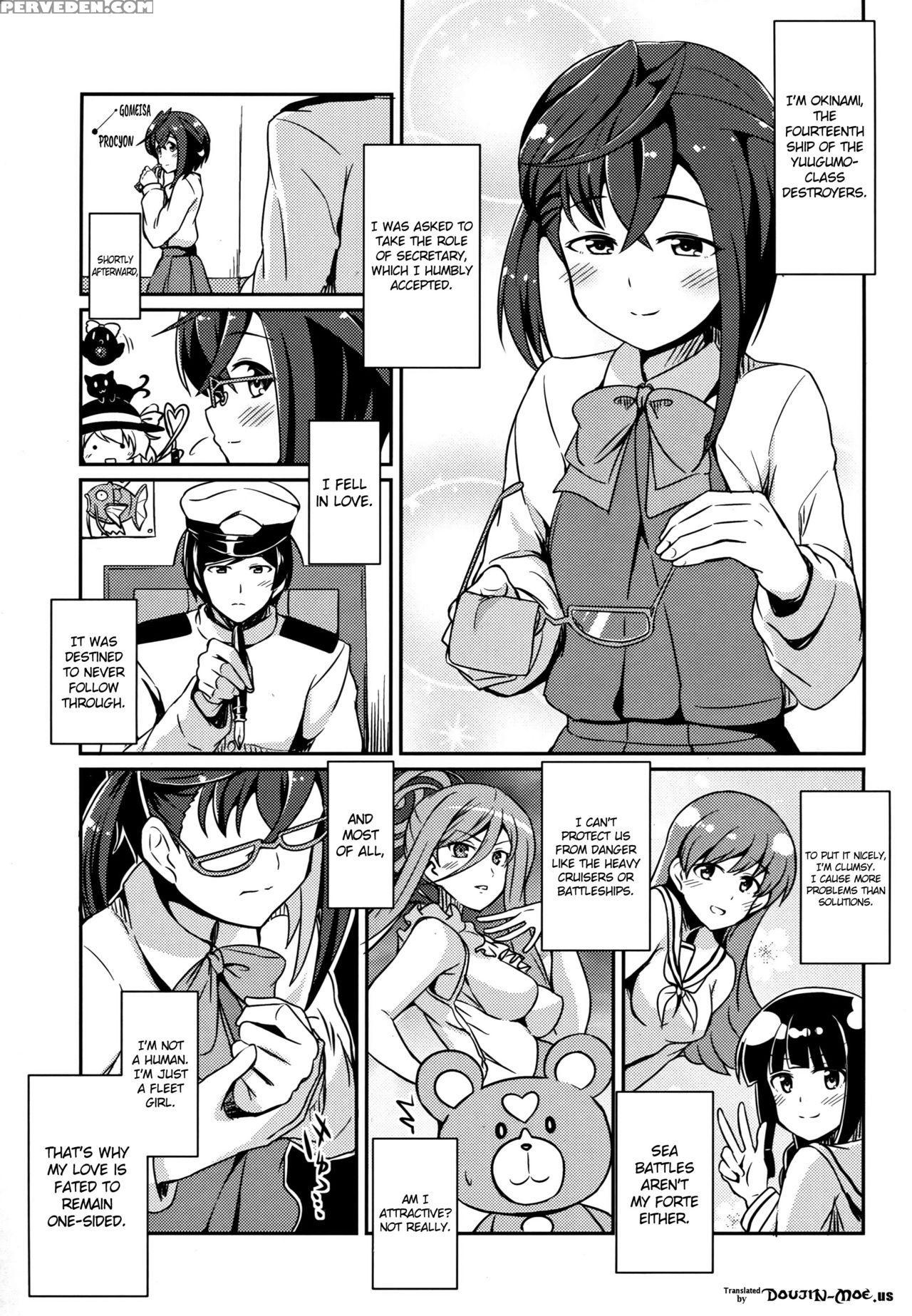 (kancolle 4) [l5ex (kamelie)] Okinami No Koigokoro (kantai Collection -kancolle-) [english] {doujins.com} Chapter 1 Page 2